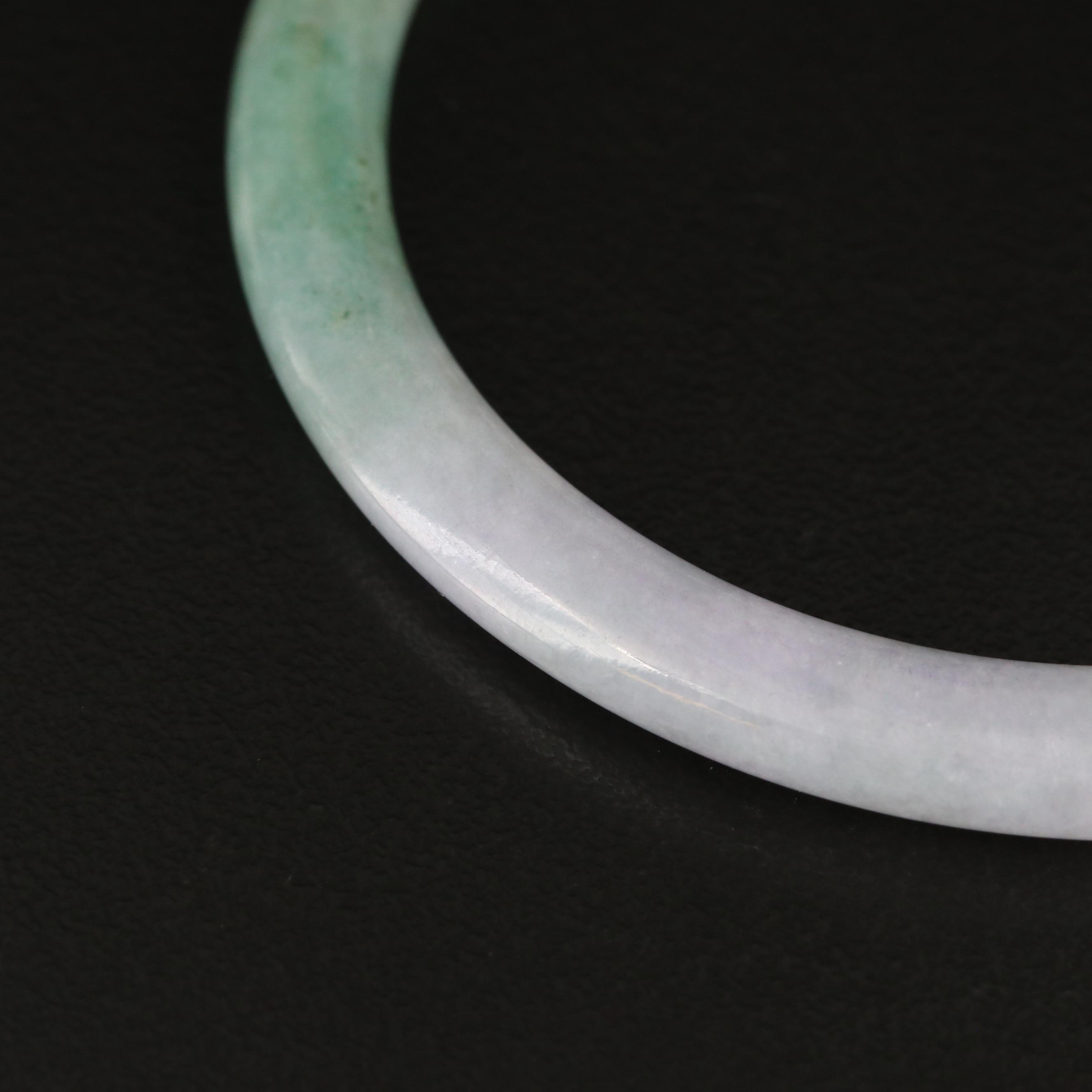 Jadeite Hololith Bangles
