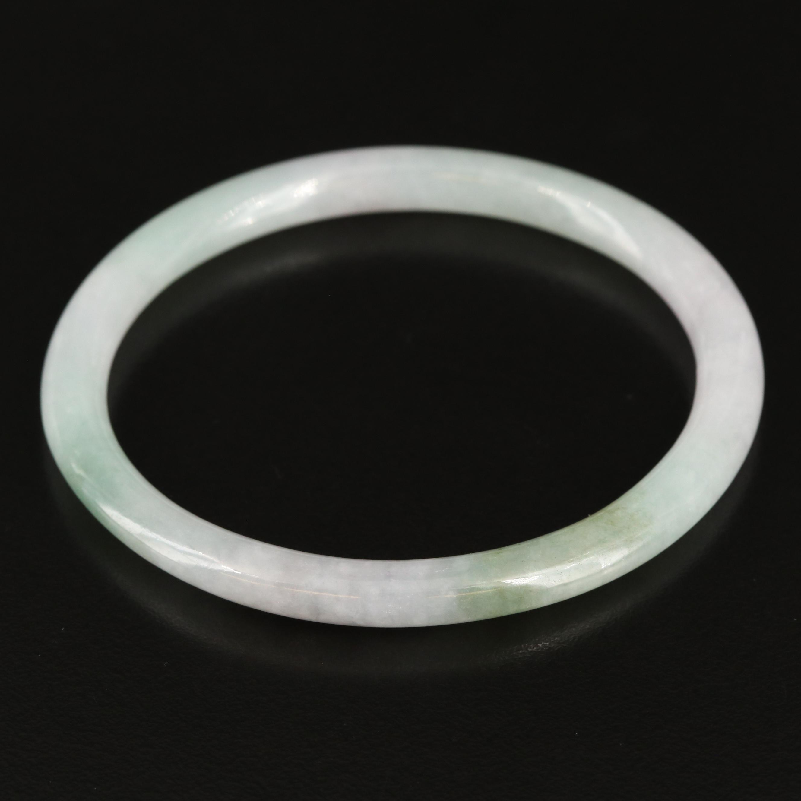 Jadeite Hololith Bangles