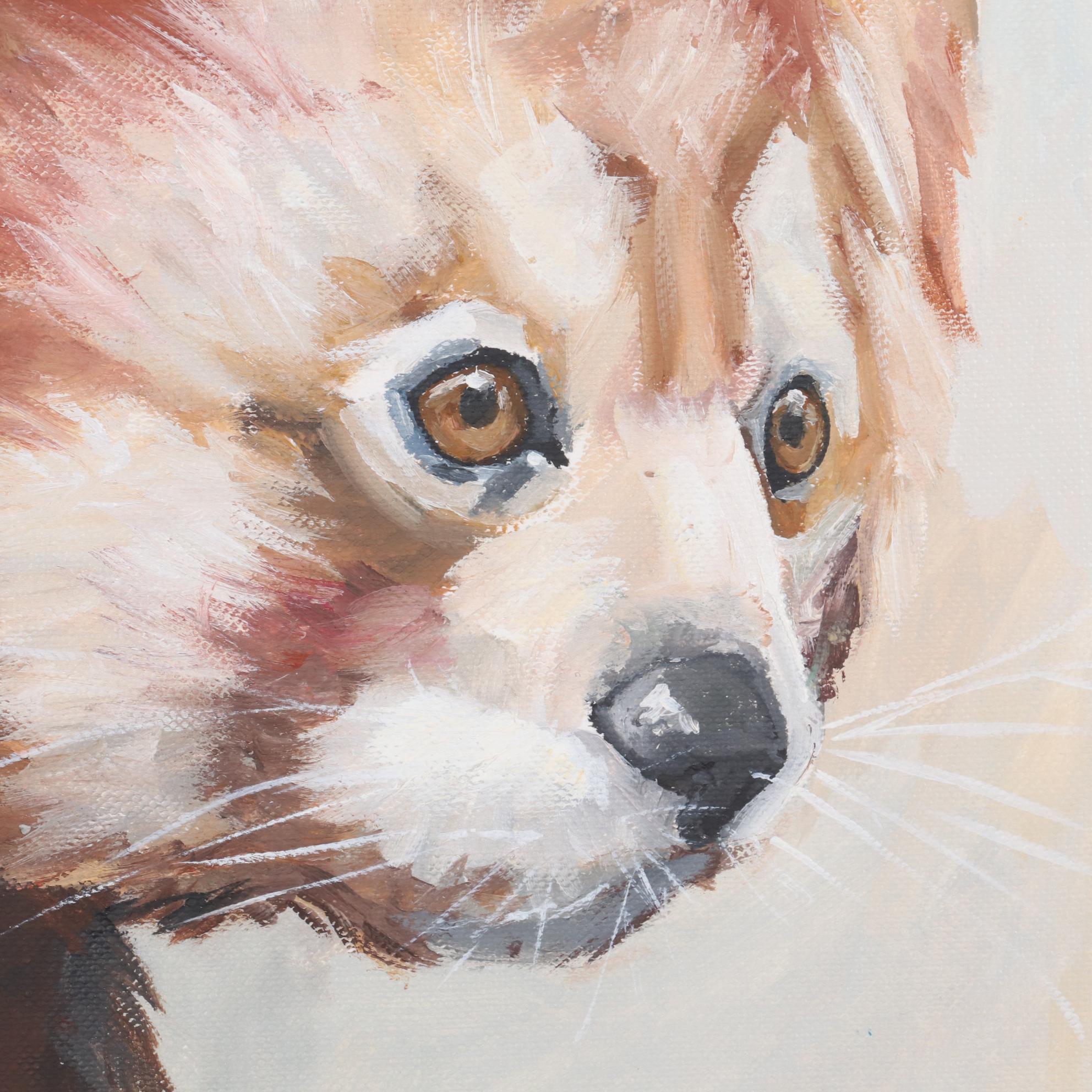 Inga Khanarina Oil Painting of Red Panda