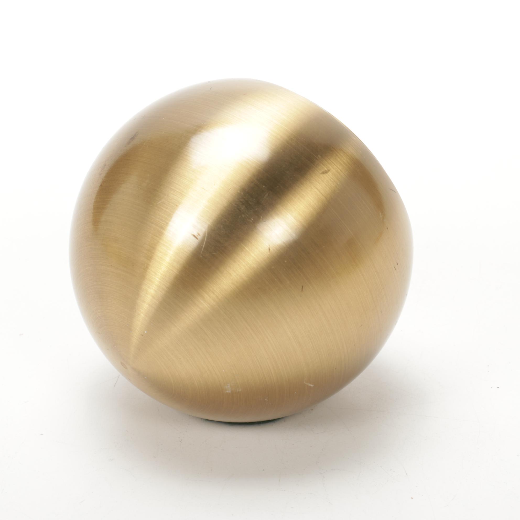 Concord and Howard Miller Brass Case Electric Desk Clocks, Mid-Late 20th Century