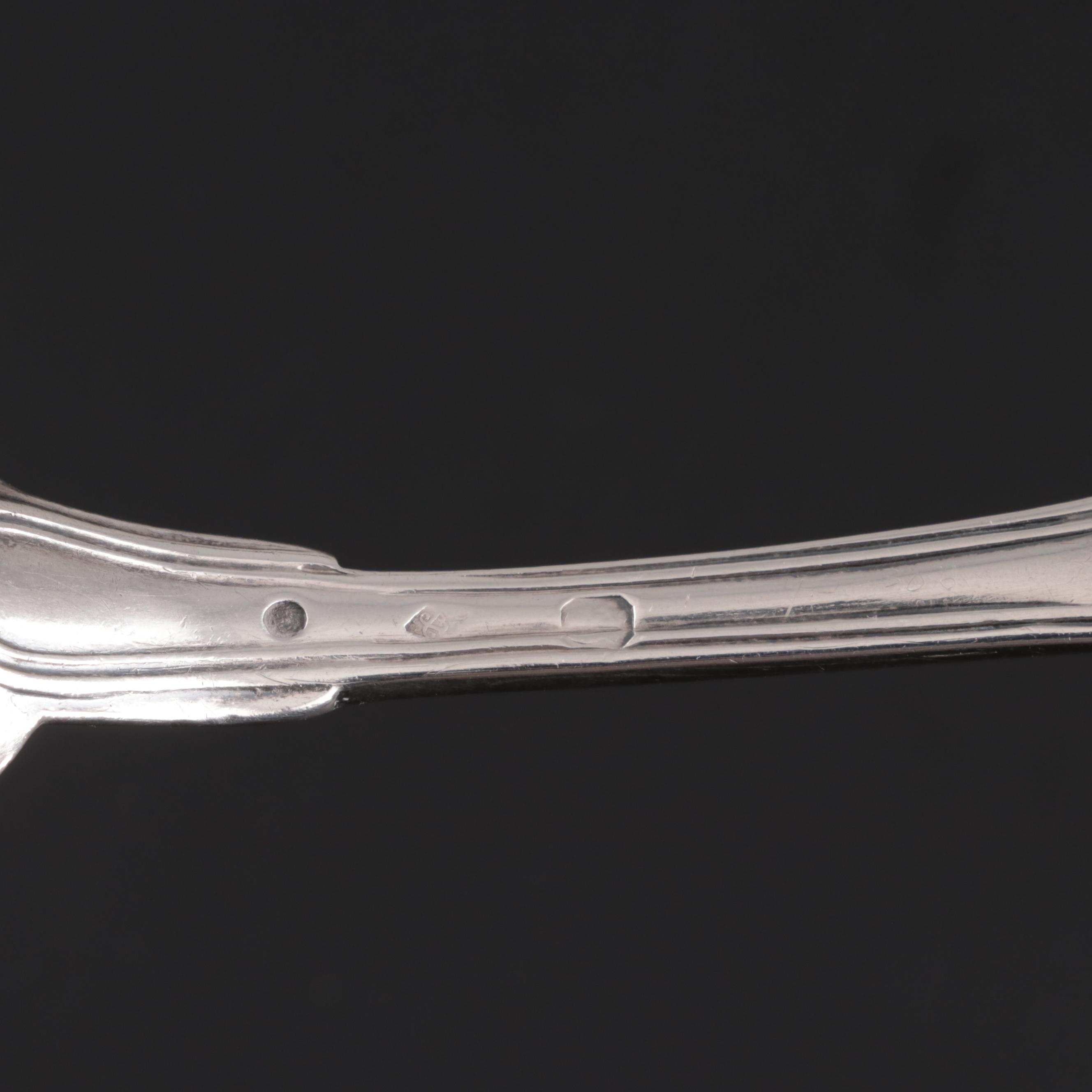 Biennais Napoleon I Sterling Silver Teaspoon Bearing Louis XVIII Armorial Mark