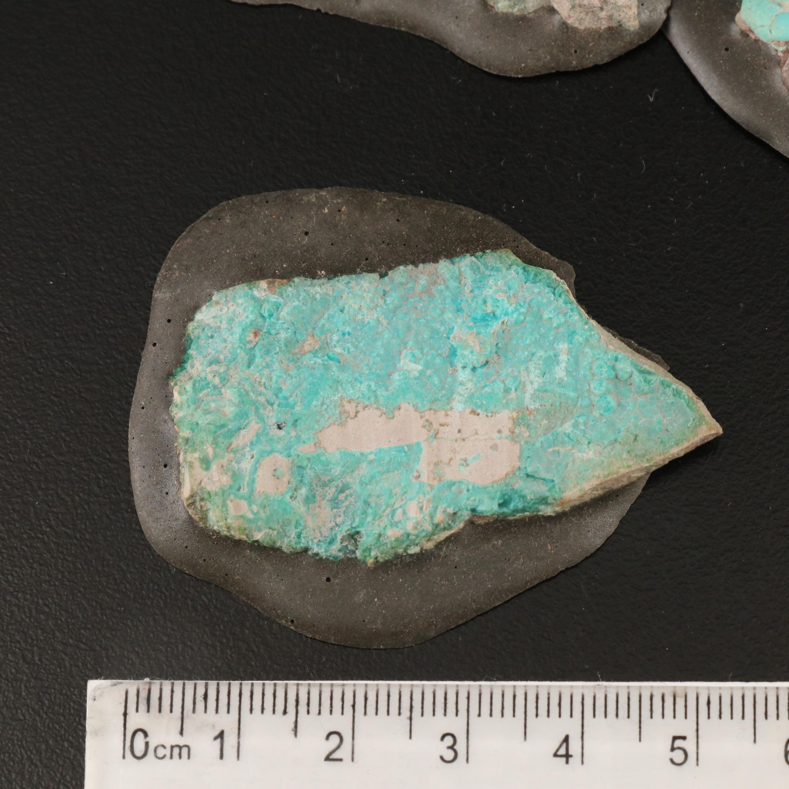 Loose Rough Cut Azurmalachite, Turquoise and Turquoise Doublets