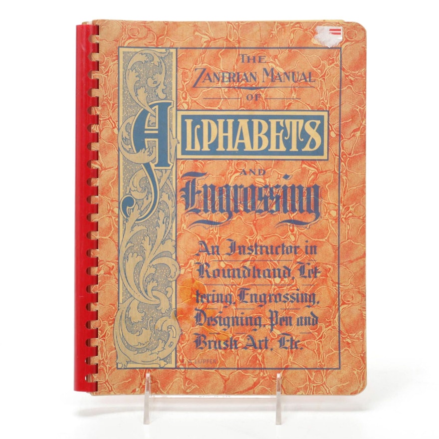 "The Zanerian Manual of Alphabets and Engrossing" by E. A. Lupfer, 1948