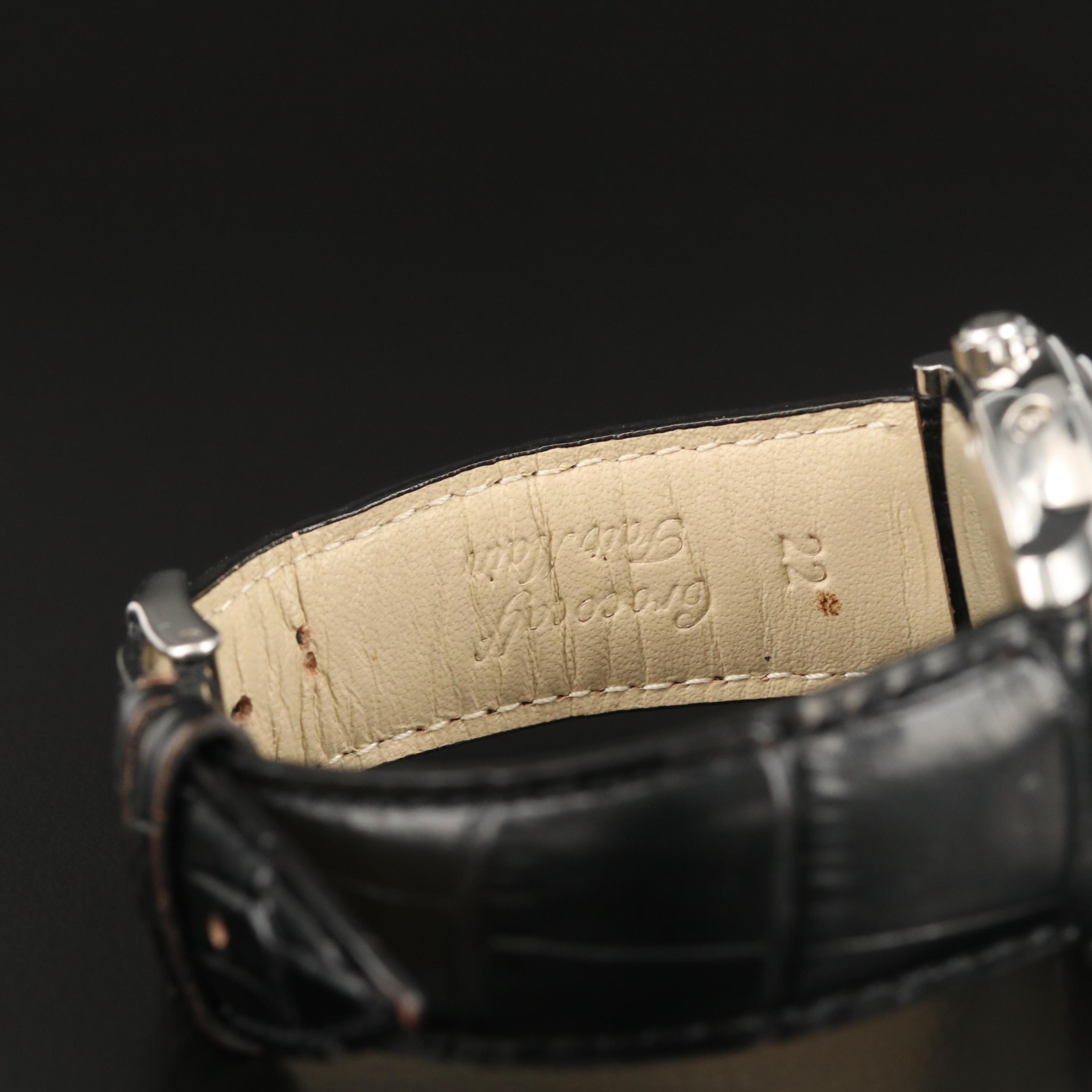 Frederique Constant Classics Business Timer Moonphase Stainless Steel Watch