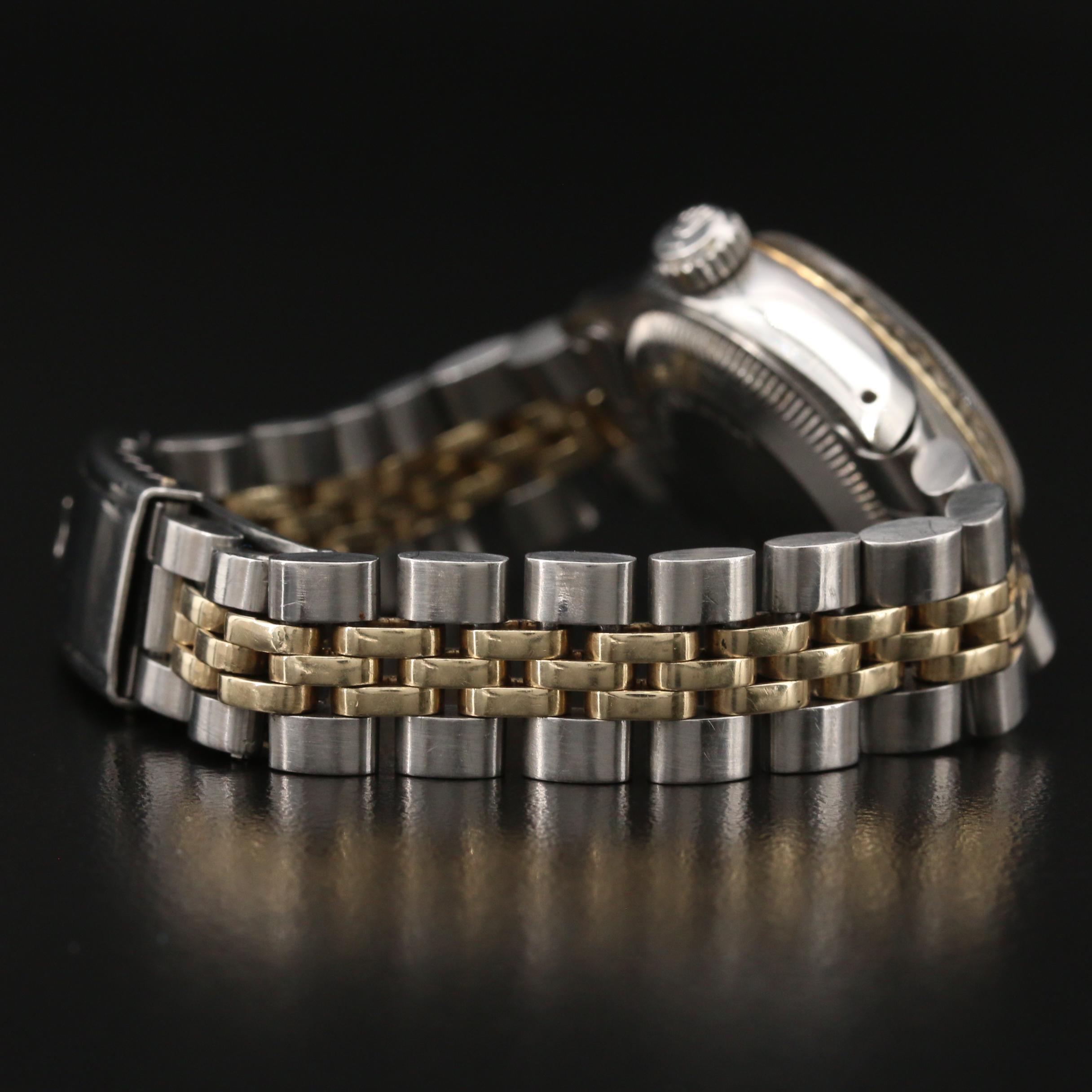 1978 Rolex "Oyster Perpetual Date" 14K Gold and Stainless Steel Watch