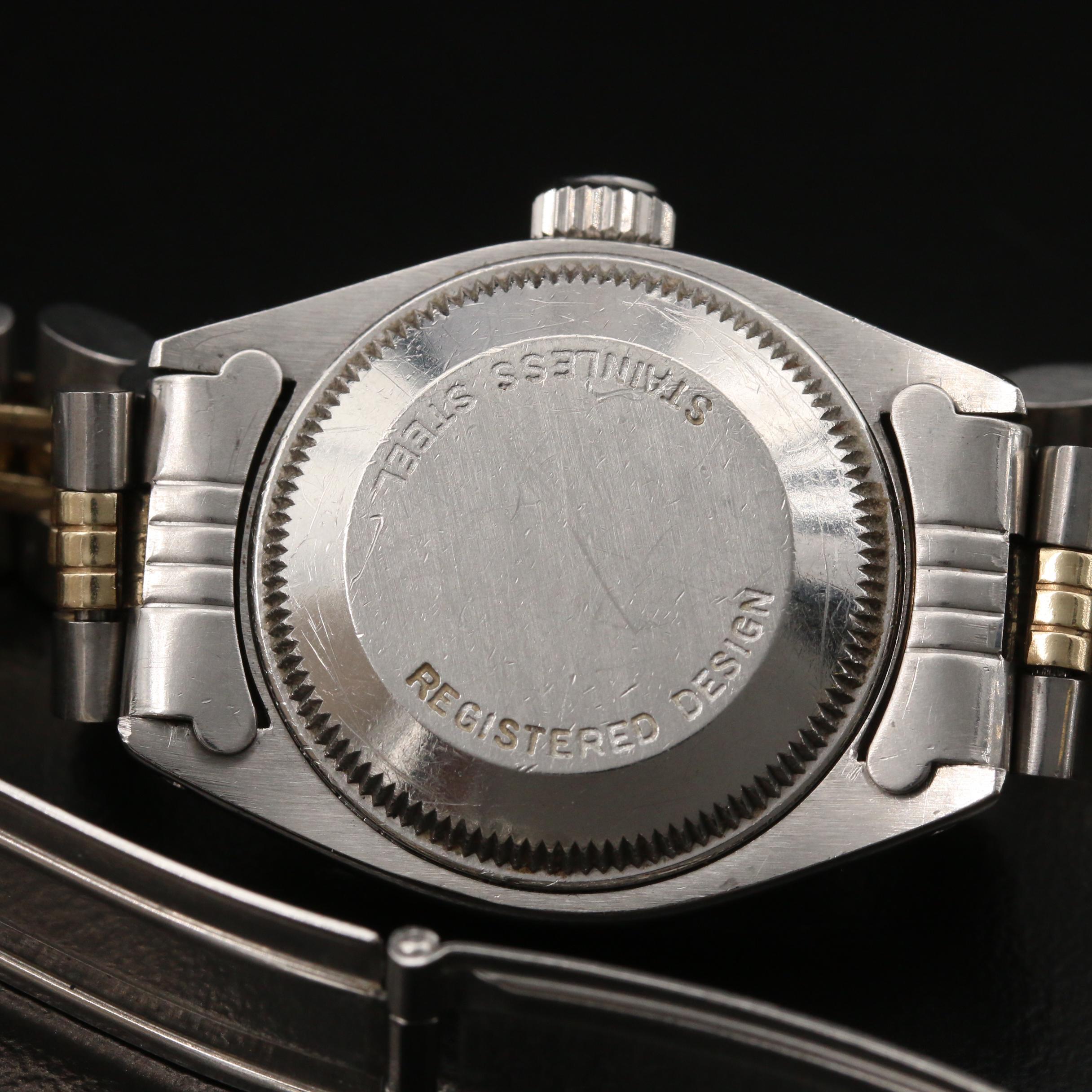 1978 Rolex "Oyster Perpetual Date" 14K Gold and Stainless Steel Watch