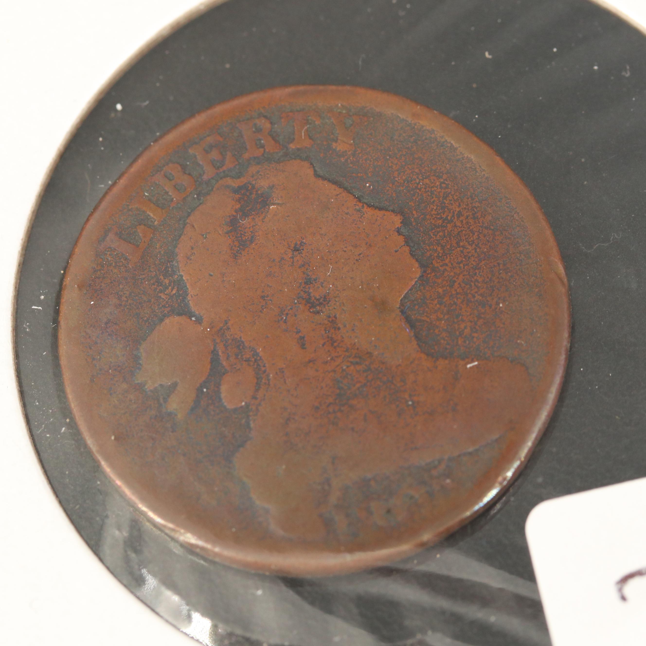 Four Different Types of U.S. Large Cents