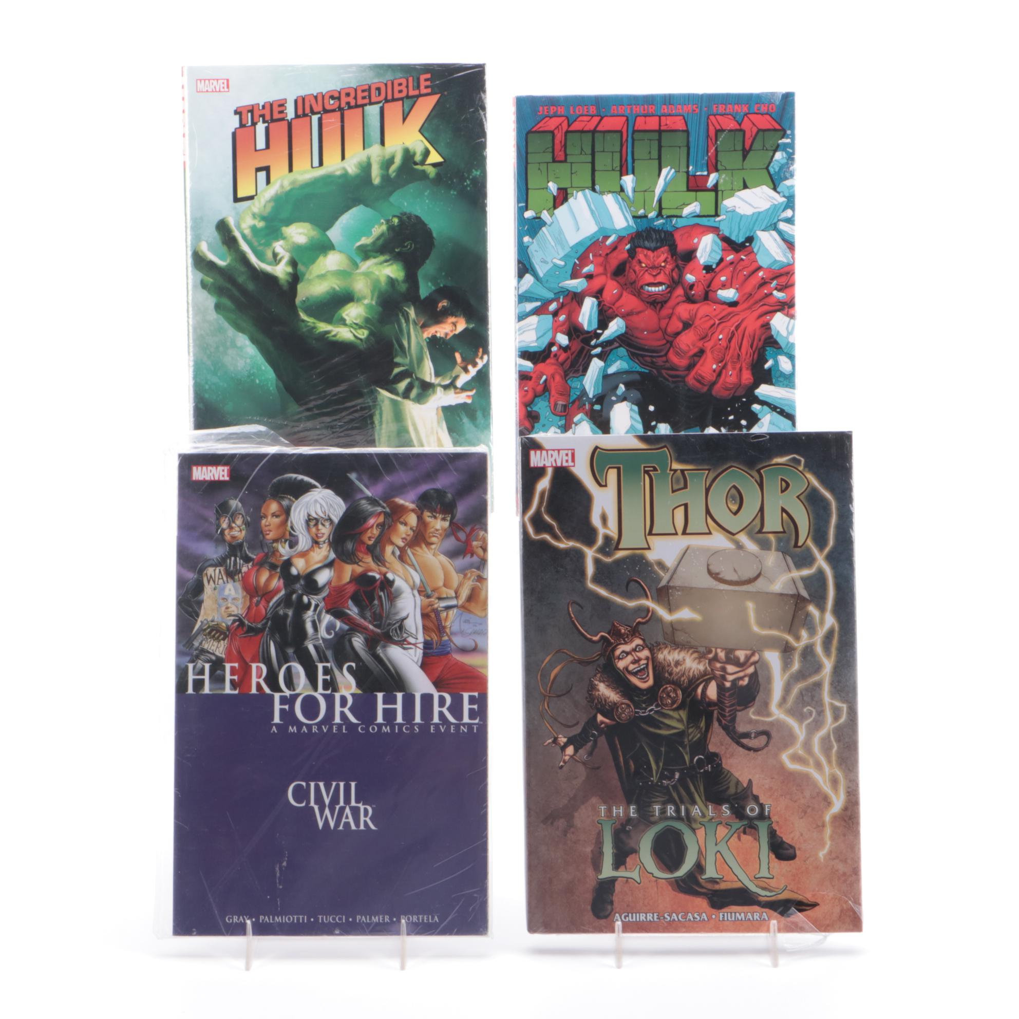 Modern Age Graphic Novels Including "Iron Man," "Thor," "X-Men," and More
