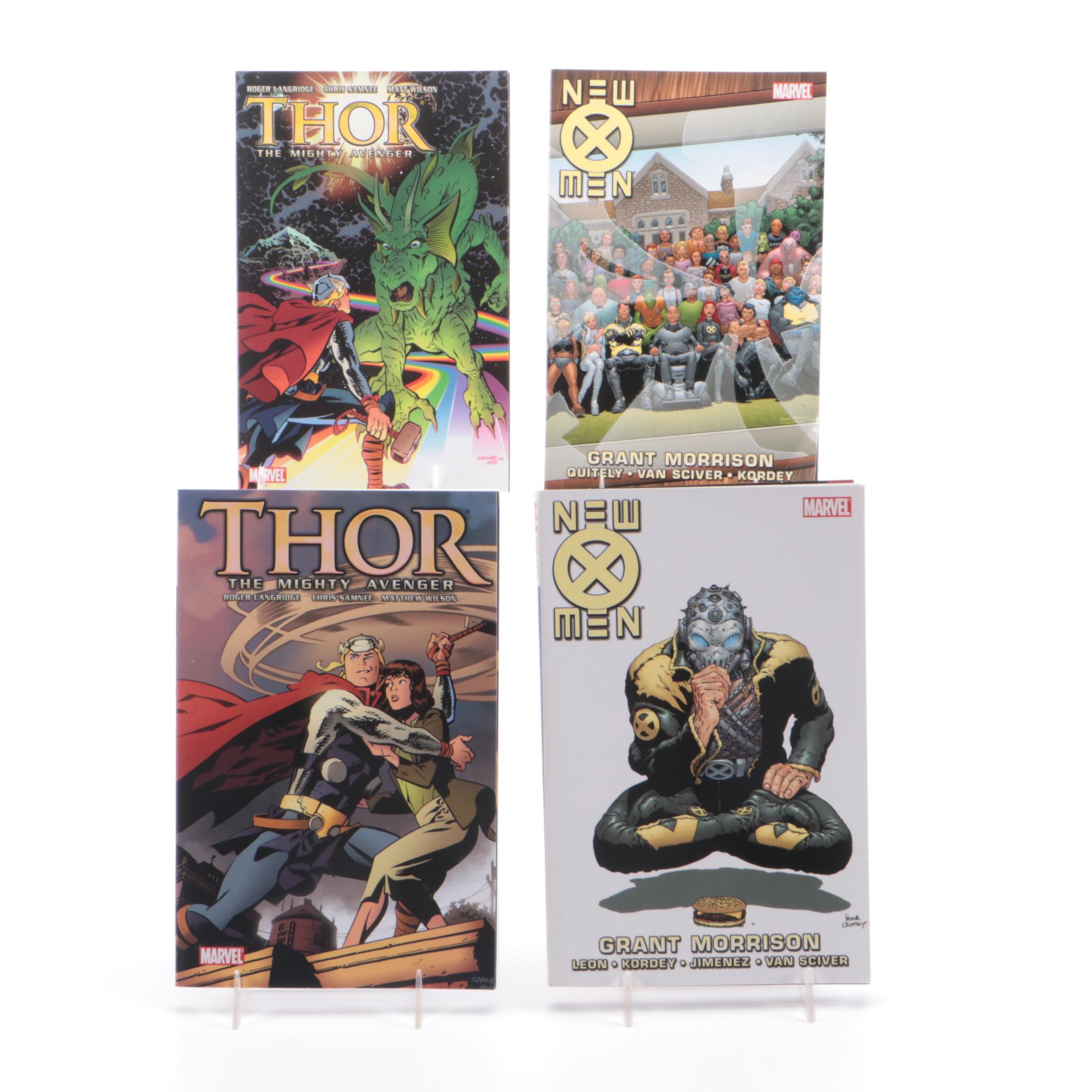 Modern Age Graphic Novels Including "Iron Man," "Thor," "X-Men," and More