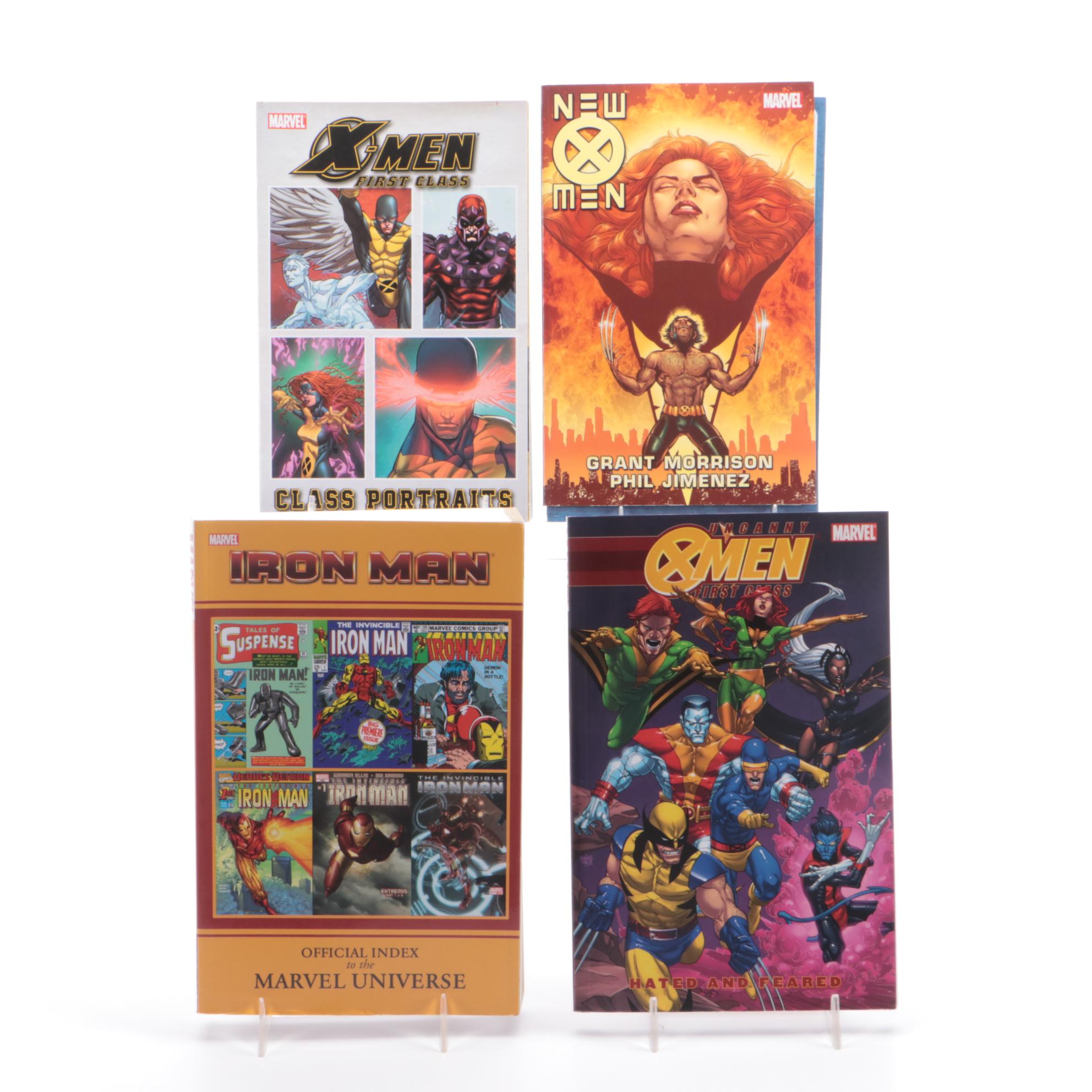 Modern Age Graphic Novels Including "Iron Man," "Thor," "X-Men," and More