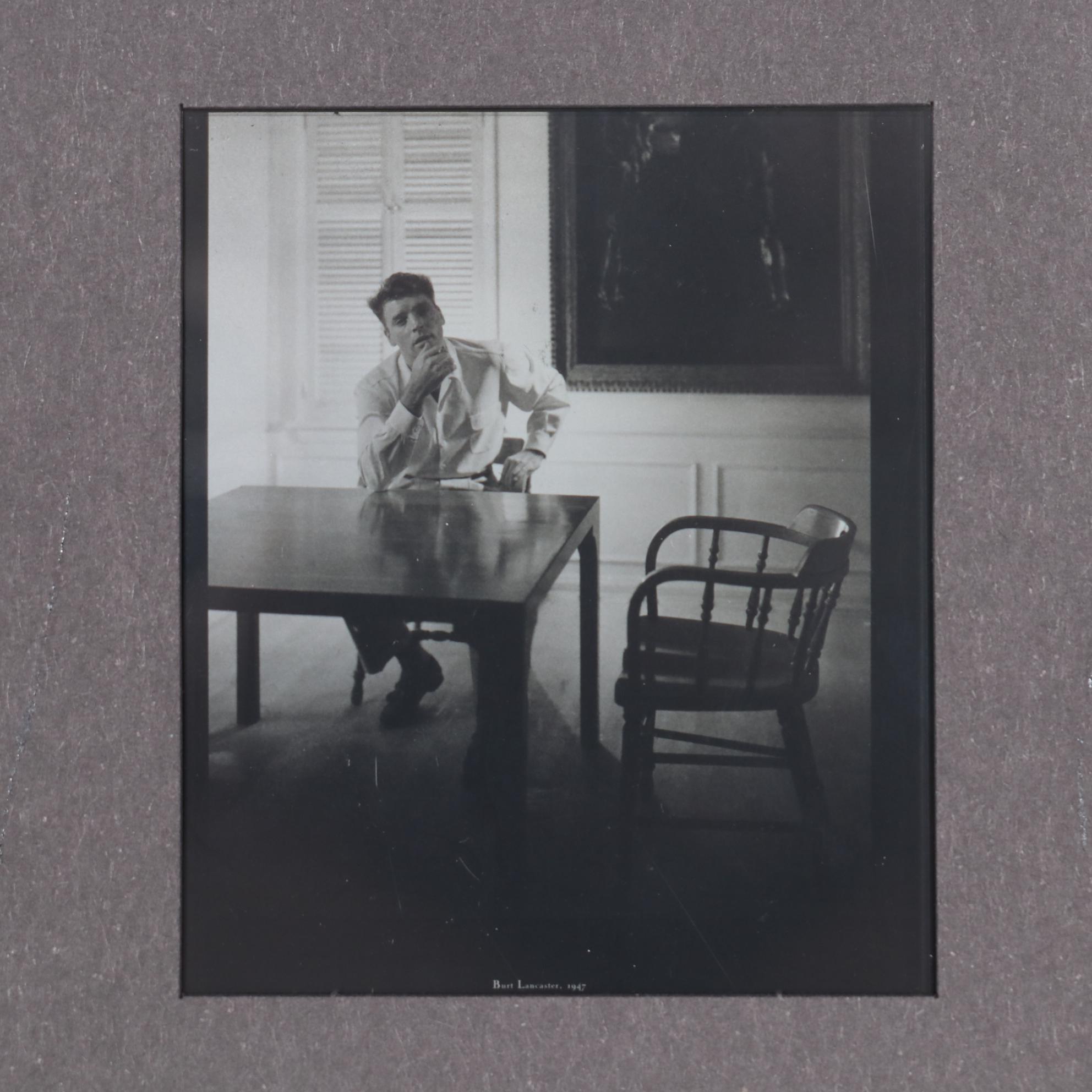 George Platt Lynes Photo Negative "Burt Lancaster," 1947