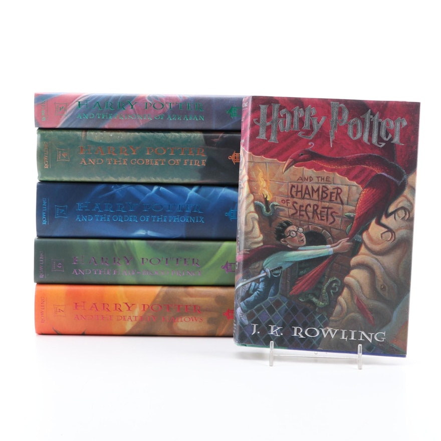 First American Edition "Harry Potter" Books by J. K. Rowling