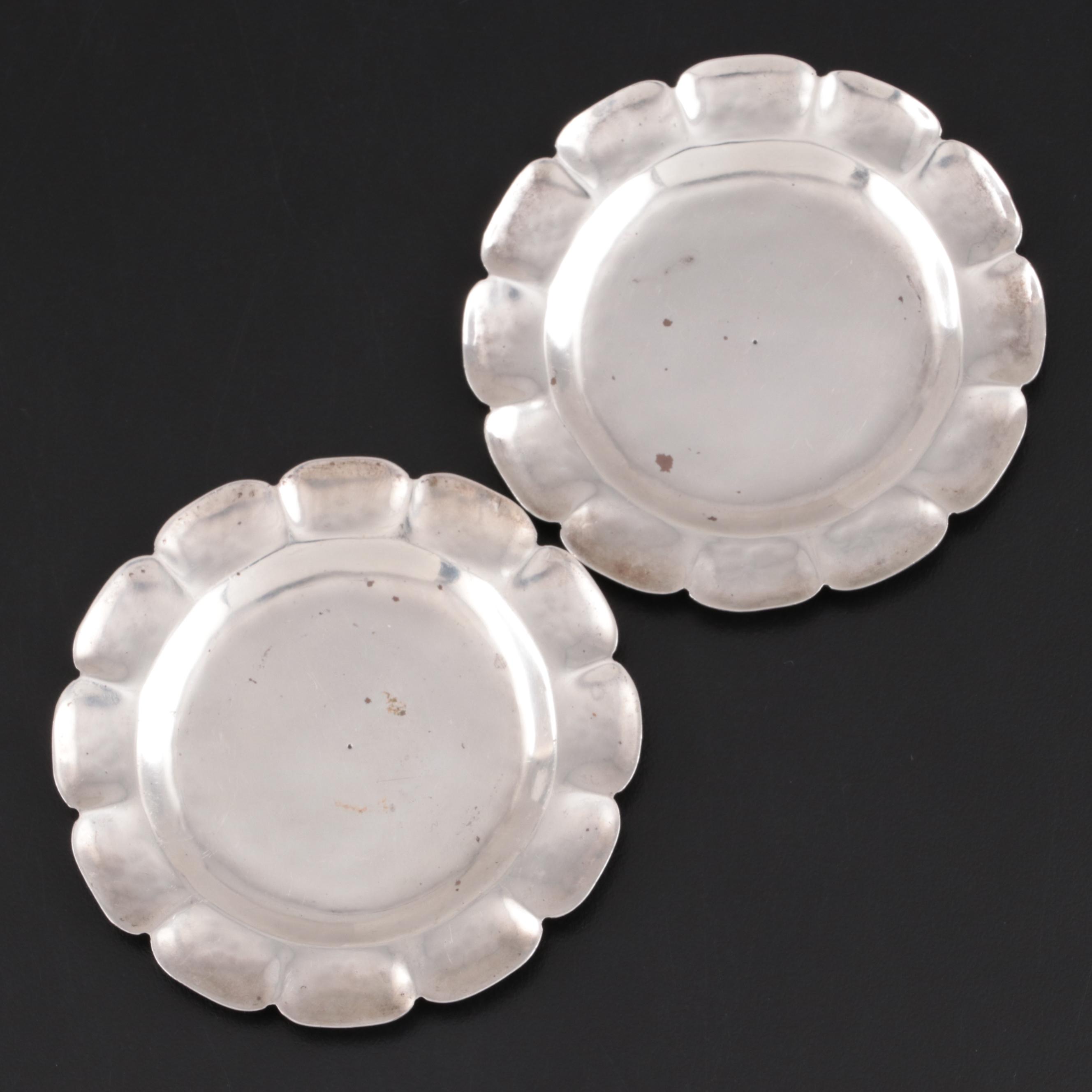 Sanborns Mexican Sterling Silver Dishes, Early to Mid 20th Century