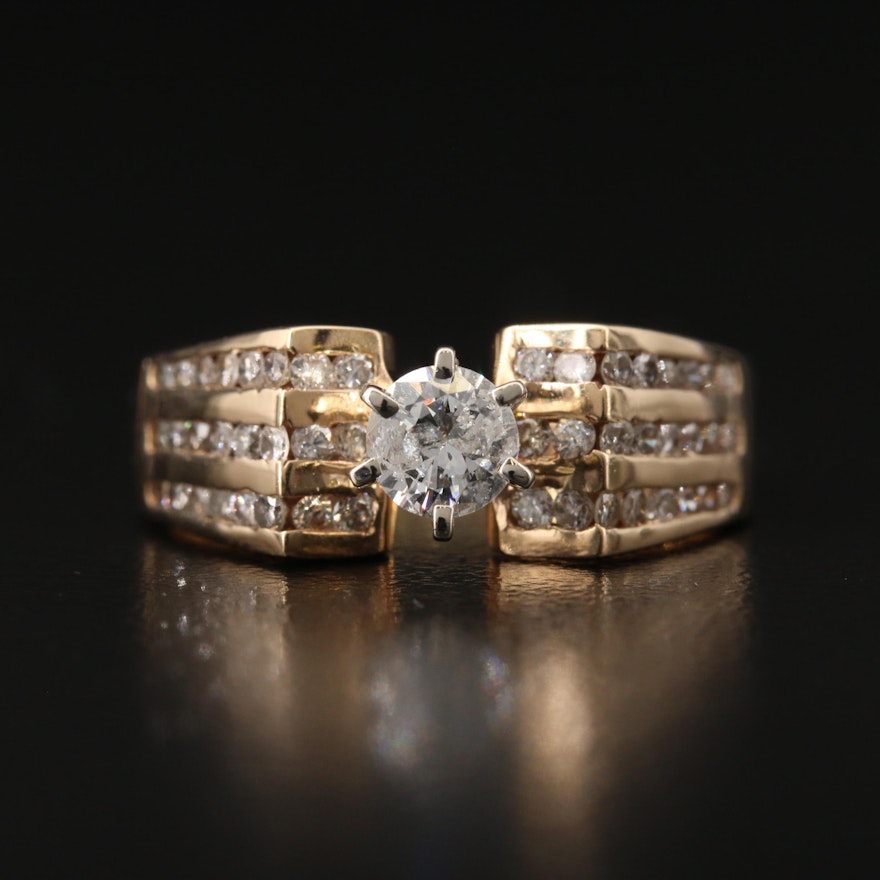 18K Diamond Ring