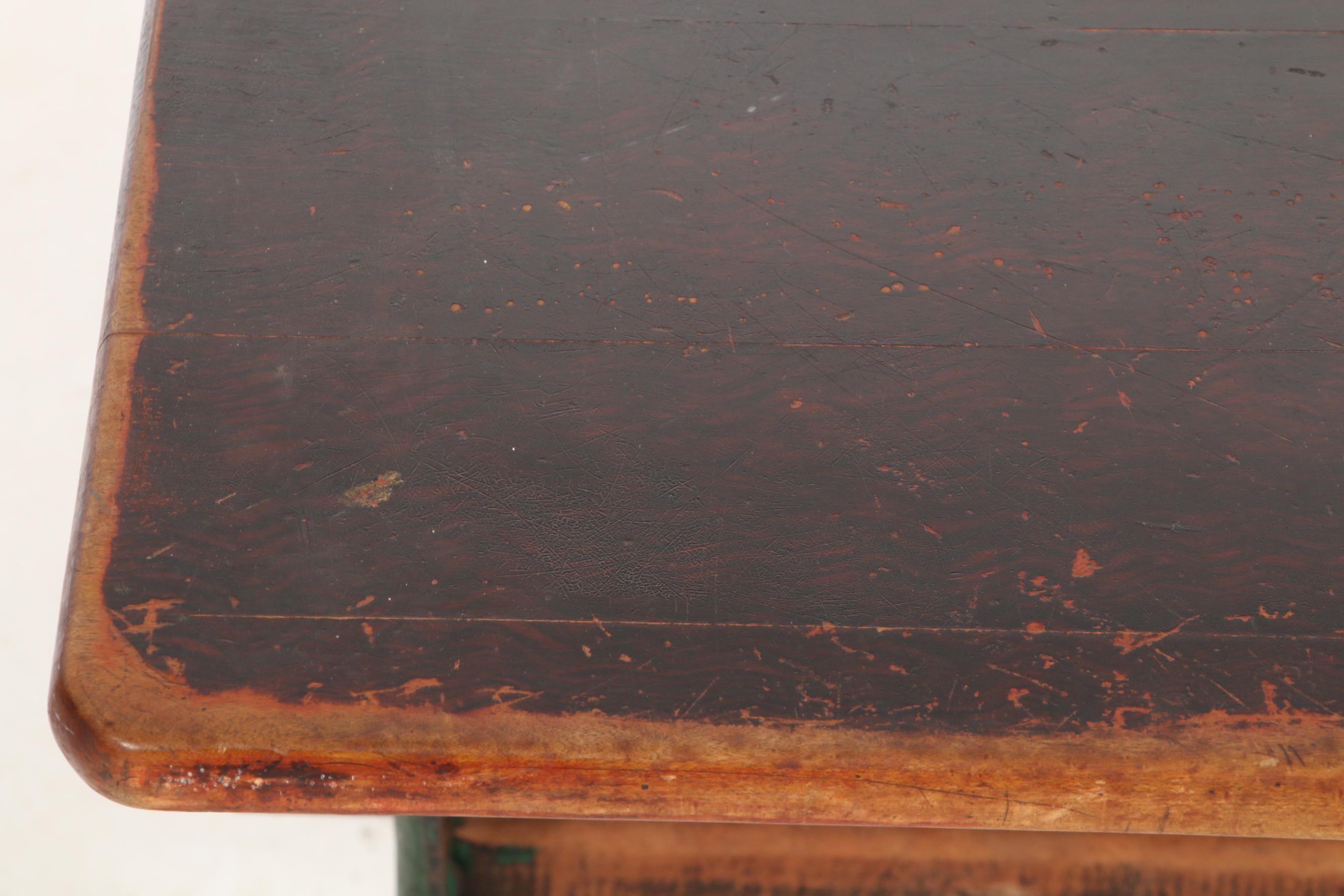 Sears Roebuck & Co. Cast Iron and Wood Folding Student Desk