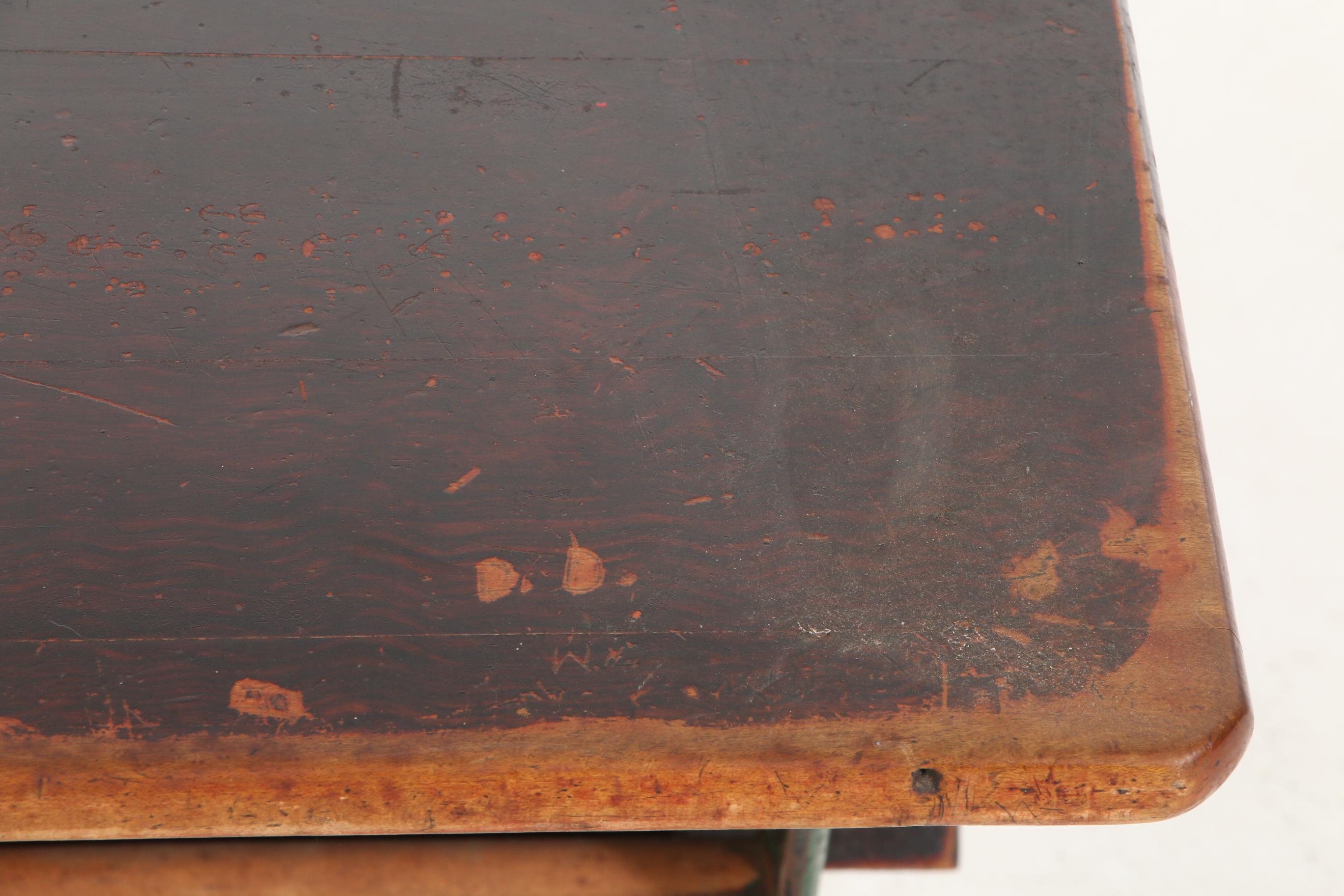 Sears Roebuck & Co. Cast Iron and Wood Folding Student Desk