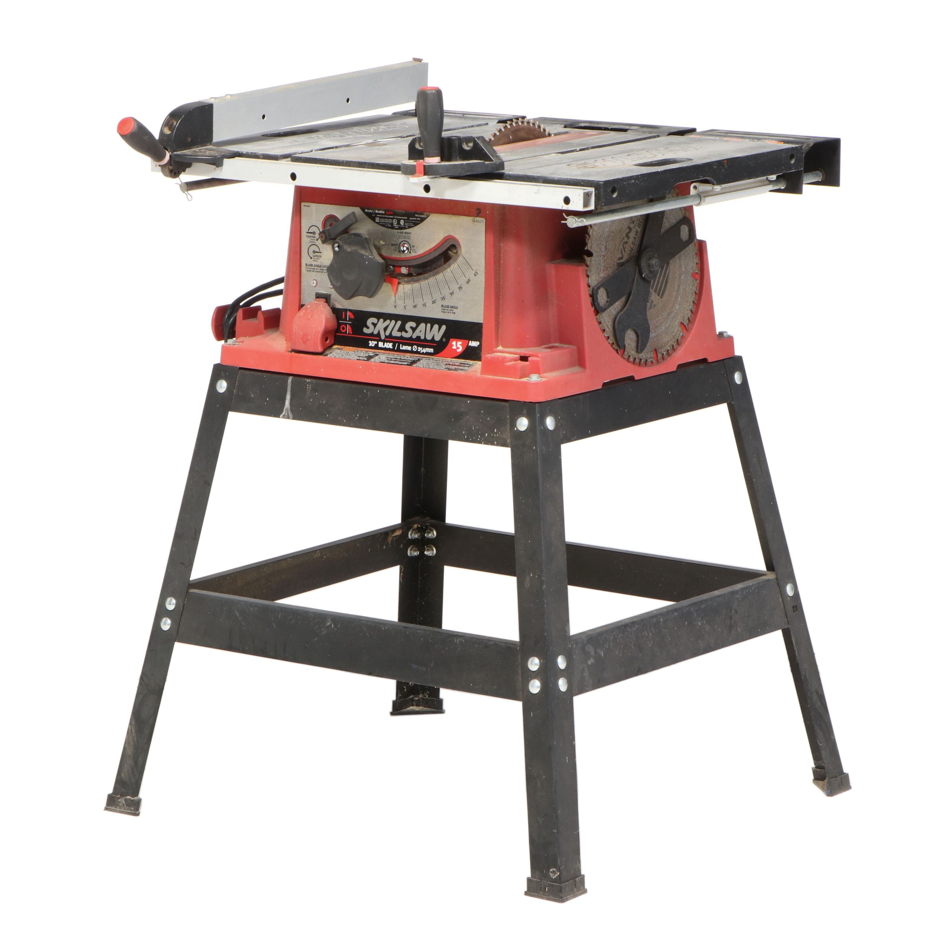 Skilsaw Model 3400 15 Amp 10" Table Saw with Stand