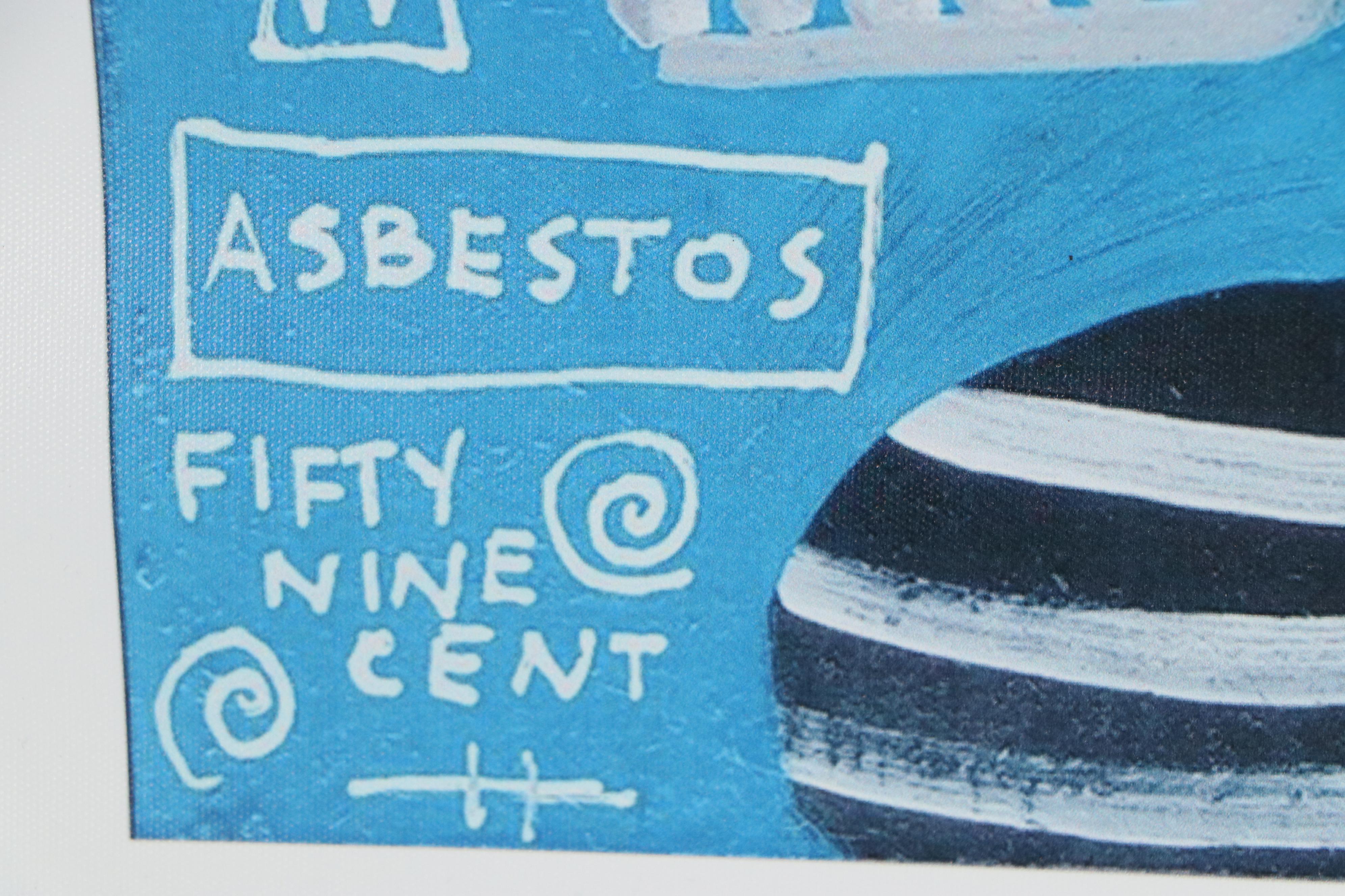 Giclée after Jean-Michel Basquiat of Crowned Skeleton