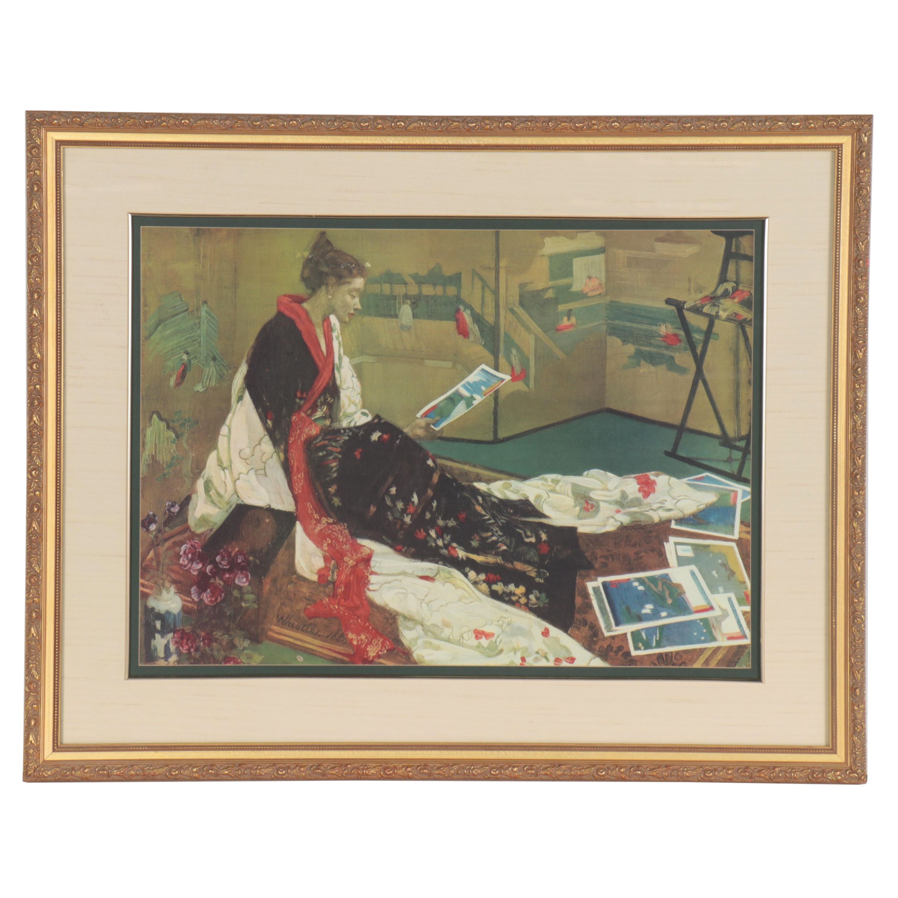 Giclée after James Whistler "Caprice in Purple and Gold: The Golden Screen"