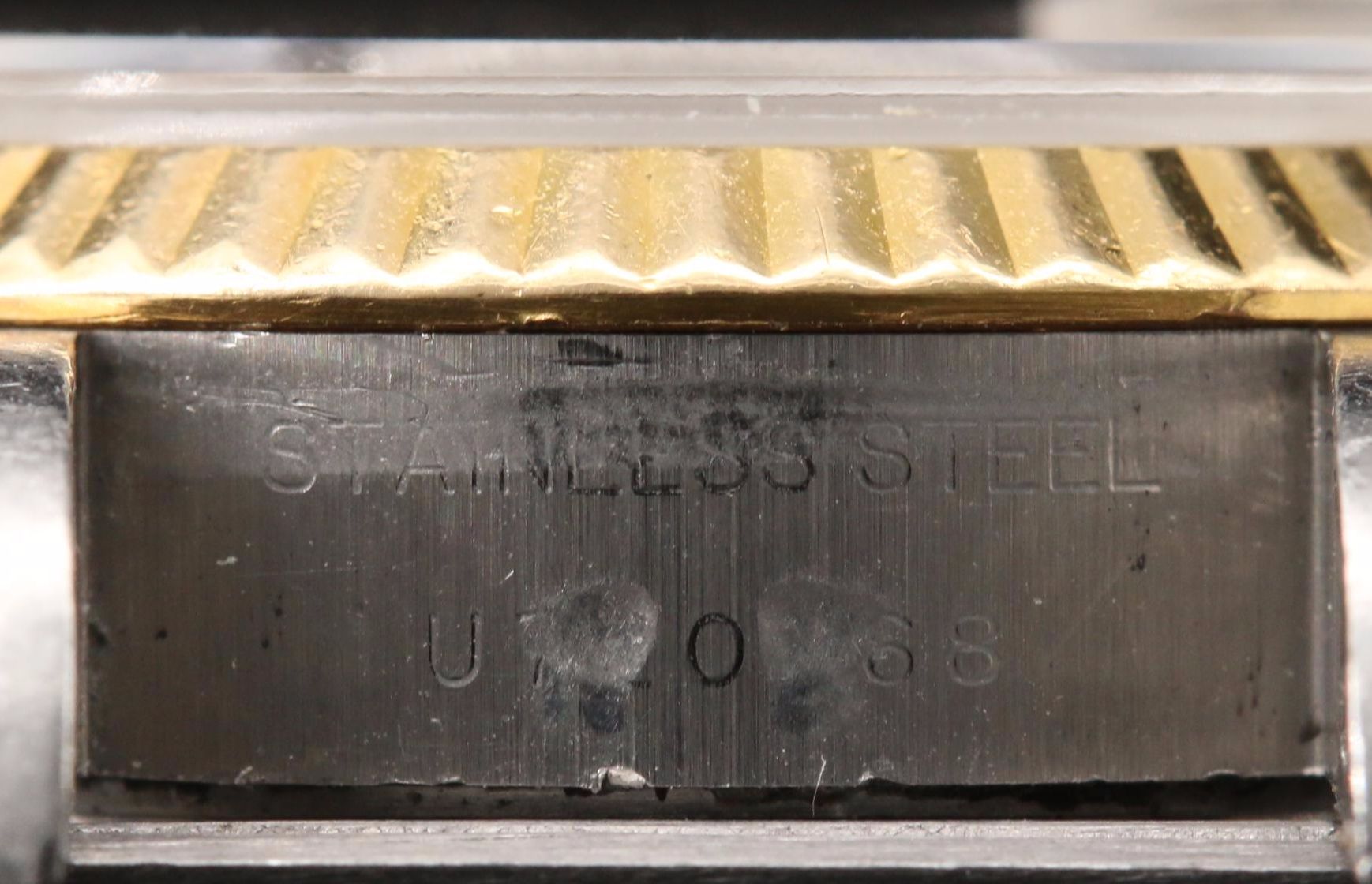 1997 Rolex Datjust Silver Tapestry Dial with 18K Gold and Stainless Steel Watch