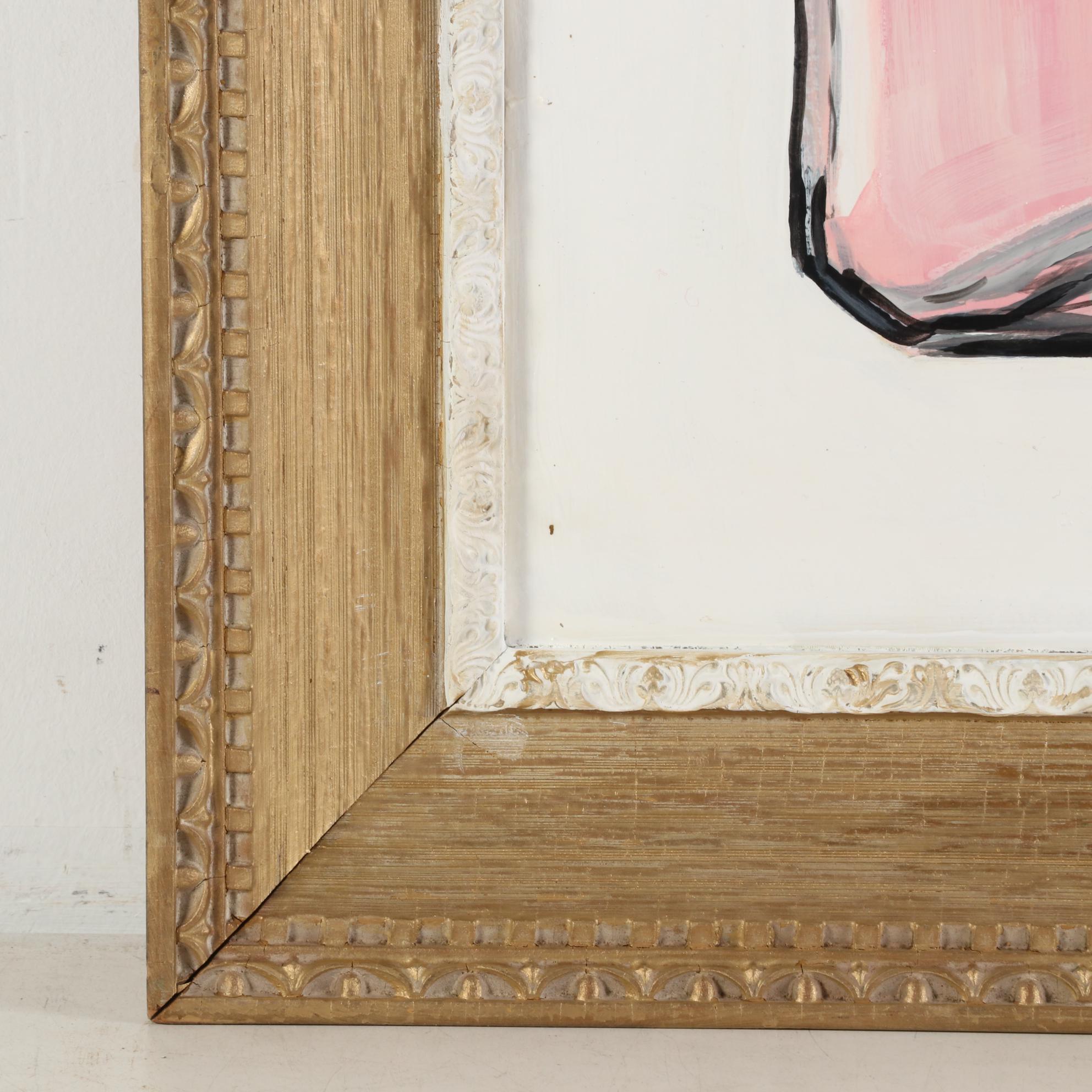 Heather H. Acrylic Painting of Chanel No. 5 Perfume Bottle, 2021