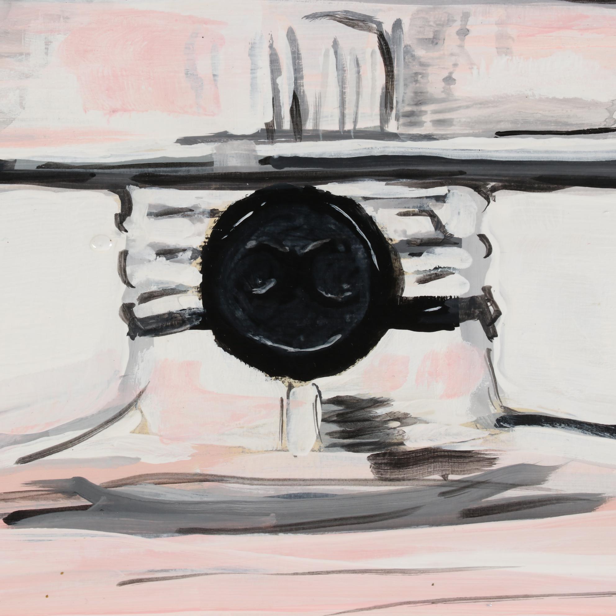 Heather H. Acrylic Painting of Chanel No. 5 Perfume Bottle, 2021