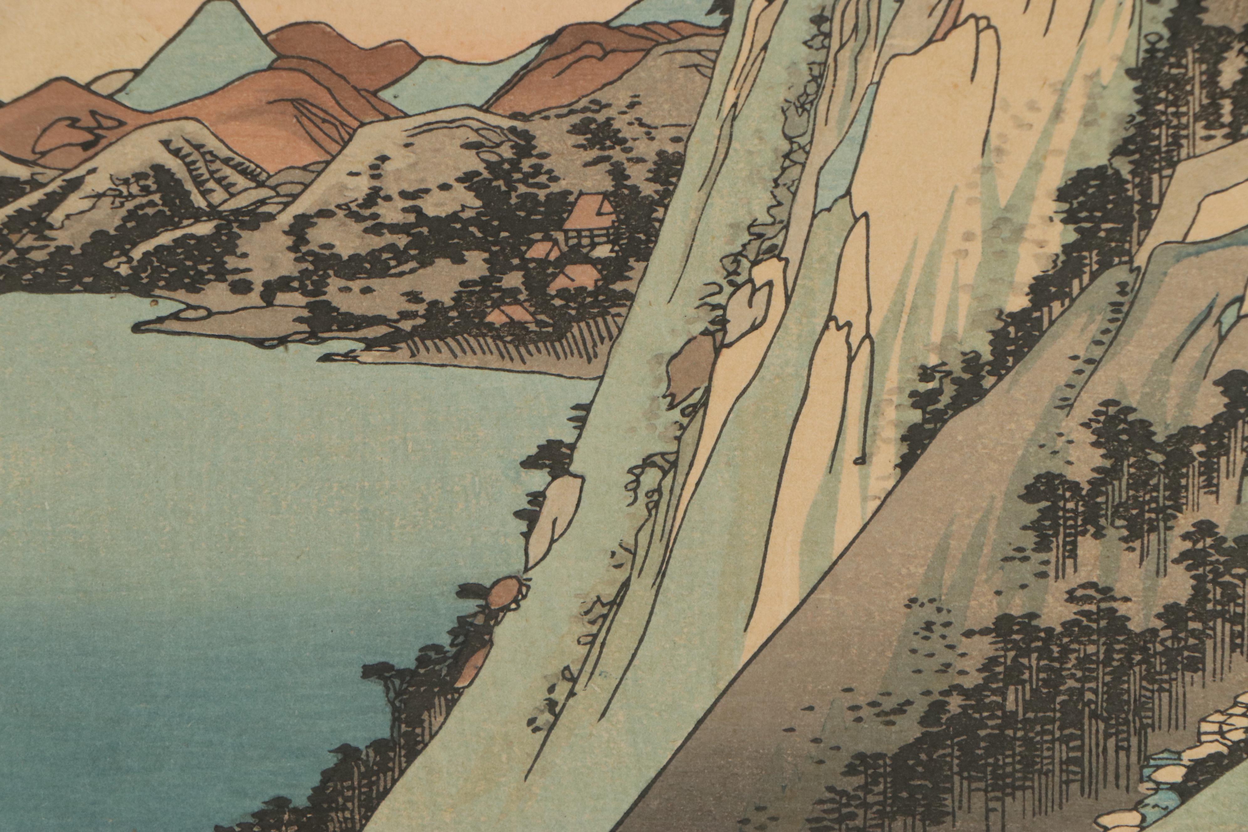 Woodblocks after Utagawa Hiroshige from "Fifty-Three Stations of the Tōkaidō"