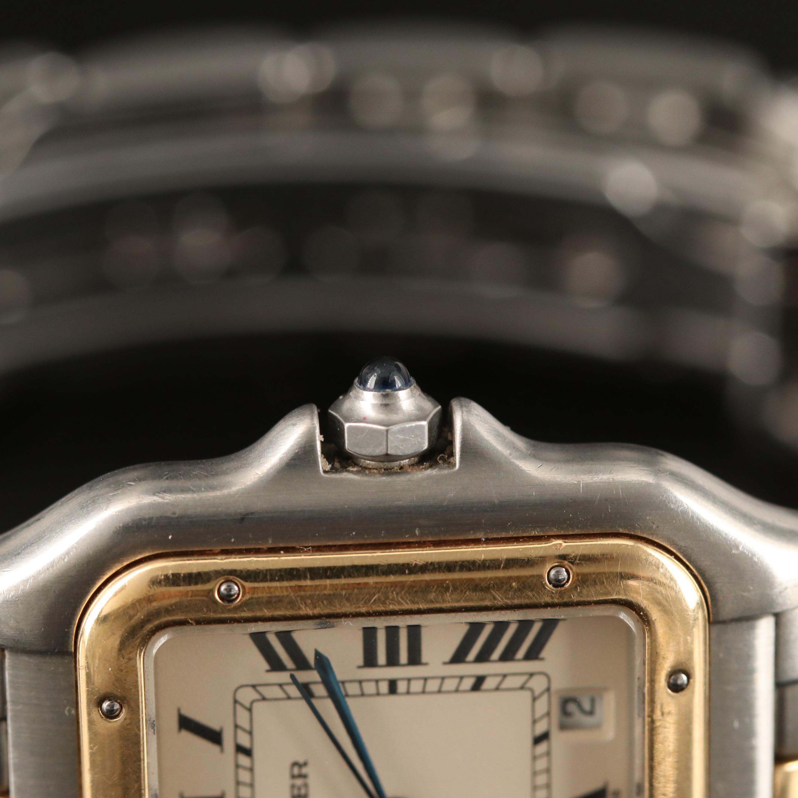 Cartier Panthere Midsize Stainless Steel and 18K Gold Quartz Watch