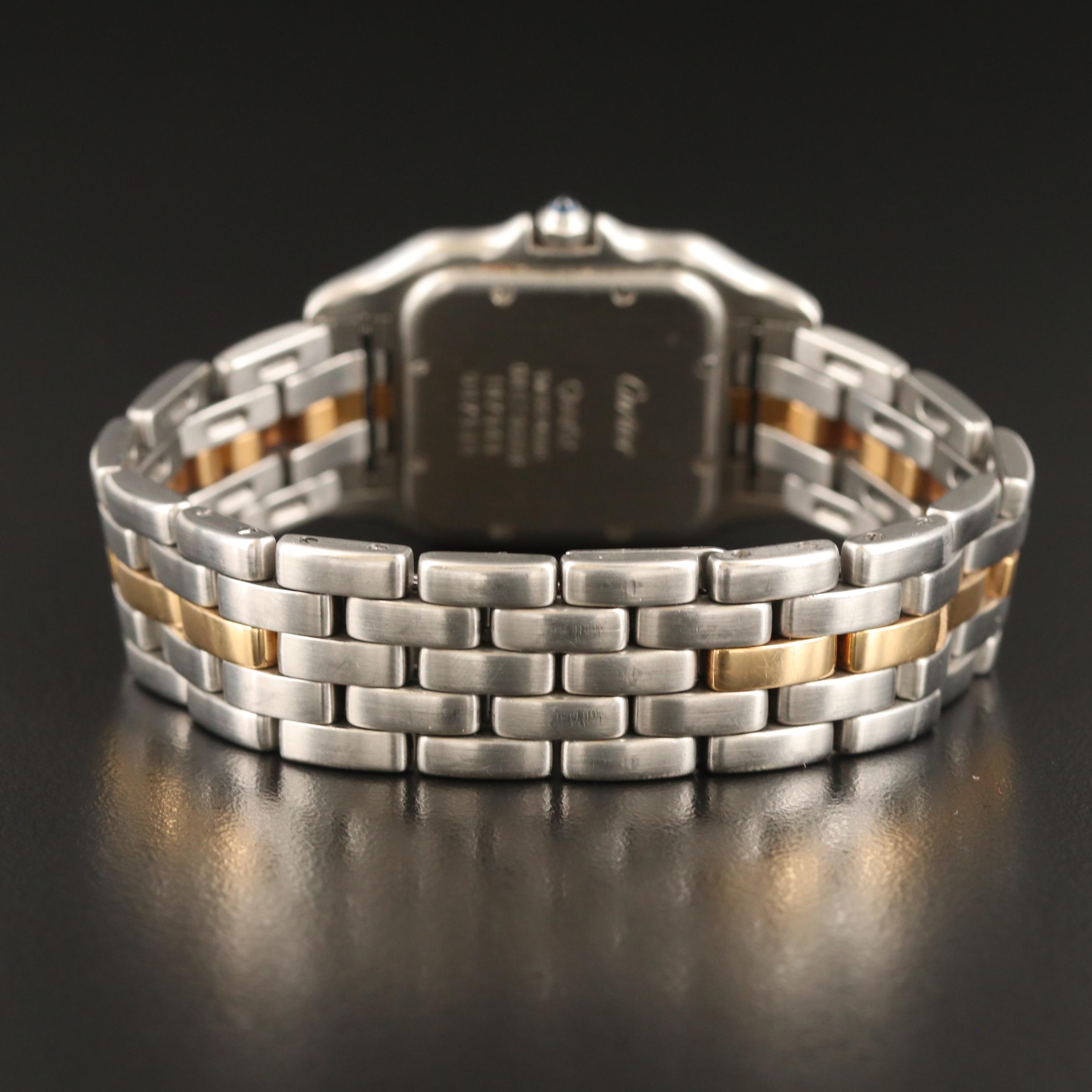 Cartier Panthere Midsize Stainless Steel and 18K Gold Quartz Watch
