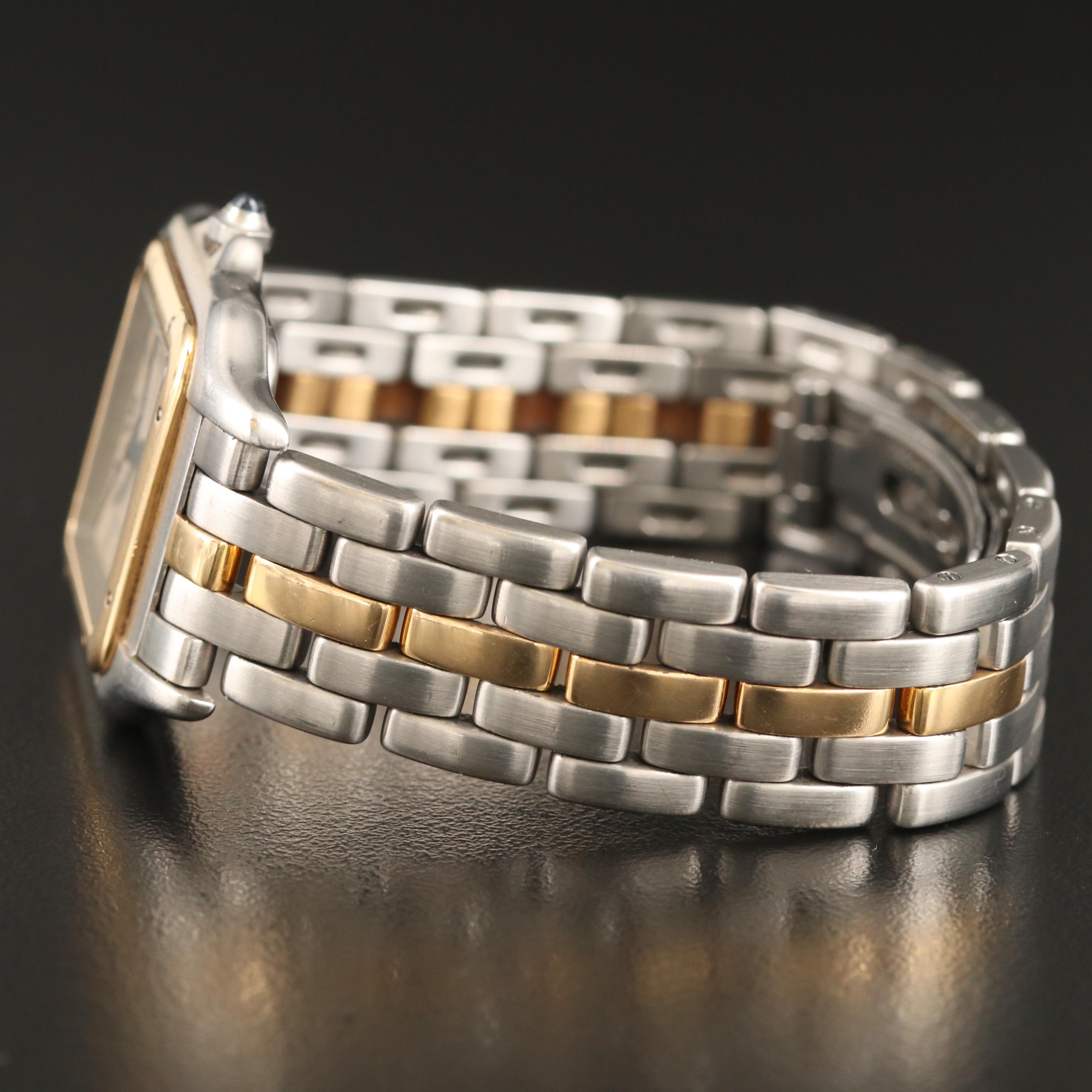 Cartier Panthere Midsize Stainless Steel and 18K Gold Quartz Watch