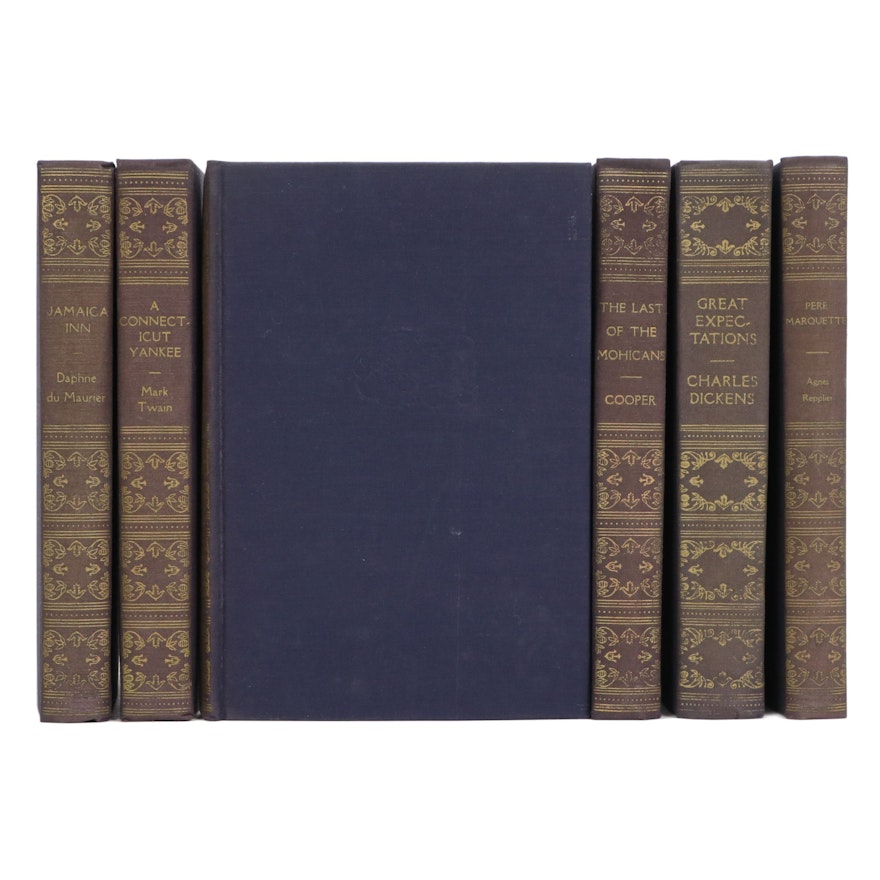 Classic Novels Set Including "Great Expectations" by Dickens, Mid-20th Century