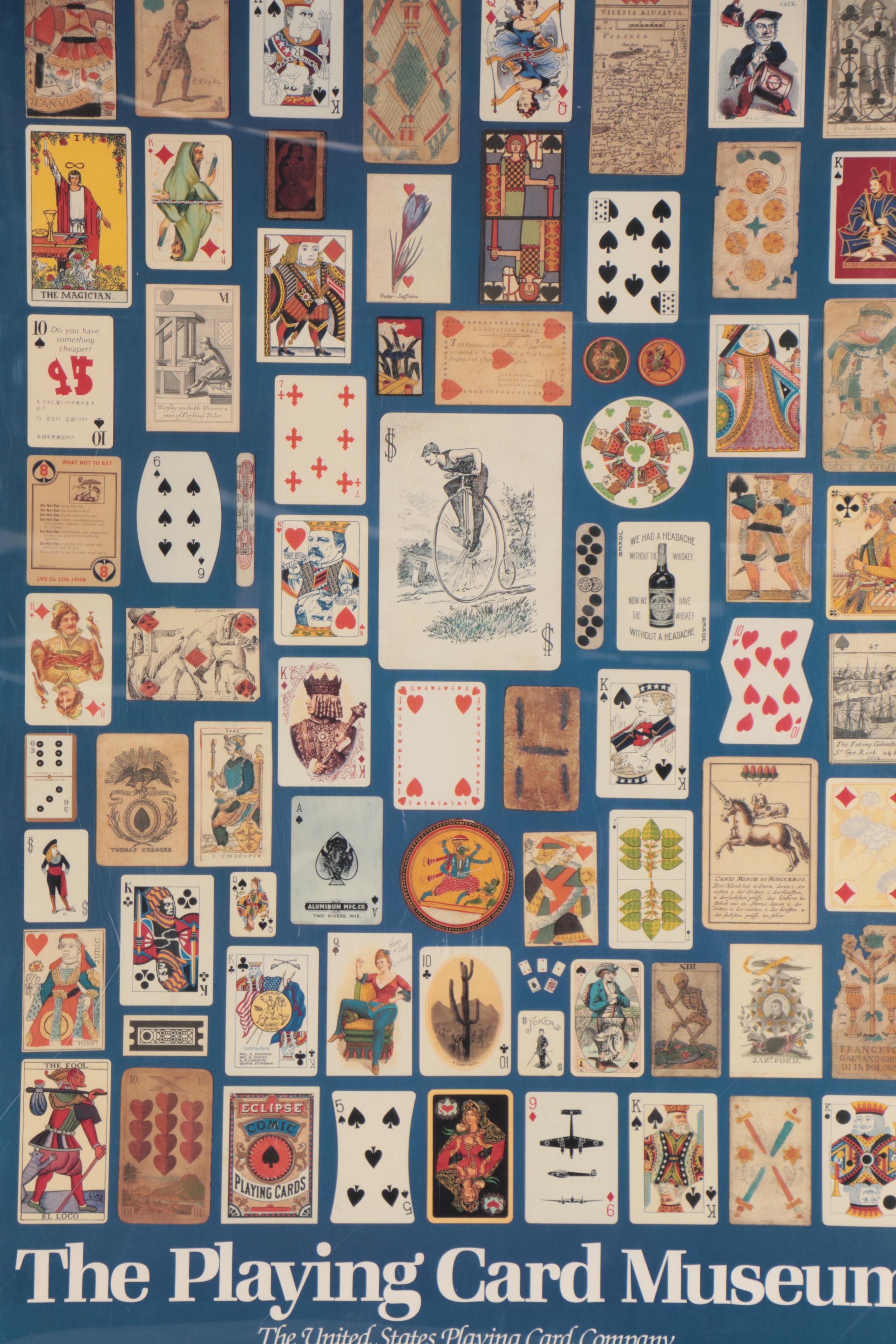 The Playing Card Museum Poster Advertisements