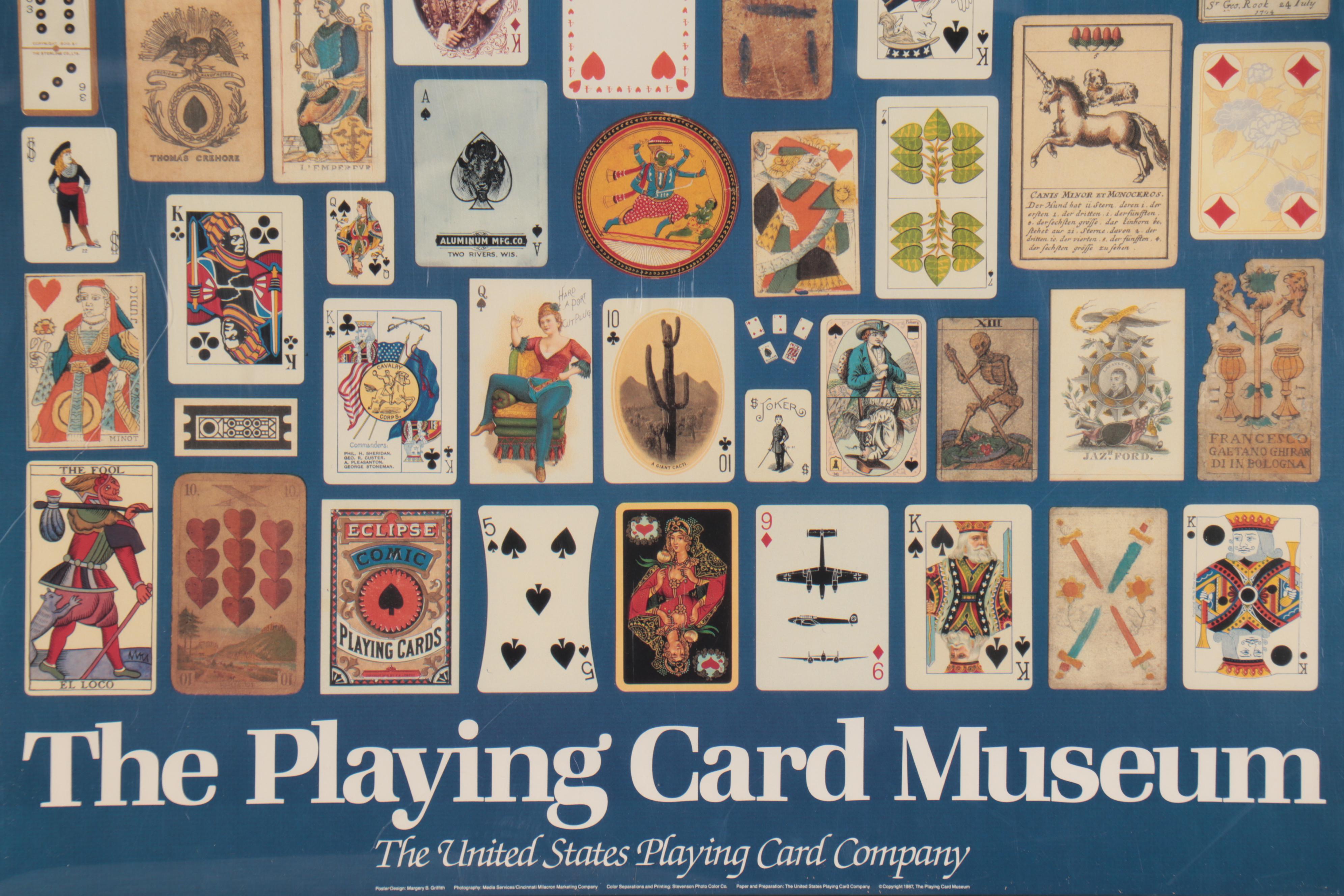 The Playing Card Museum Poster Advertisements