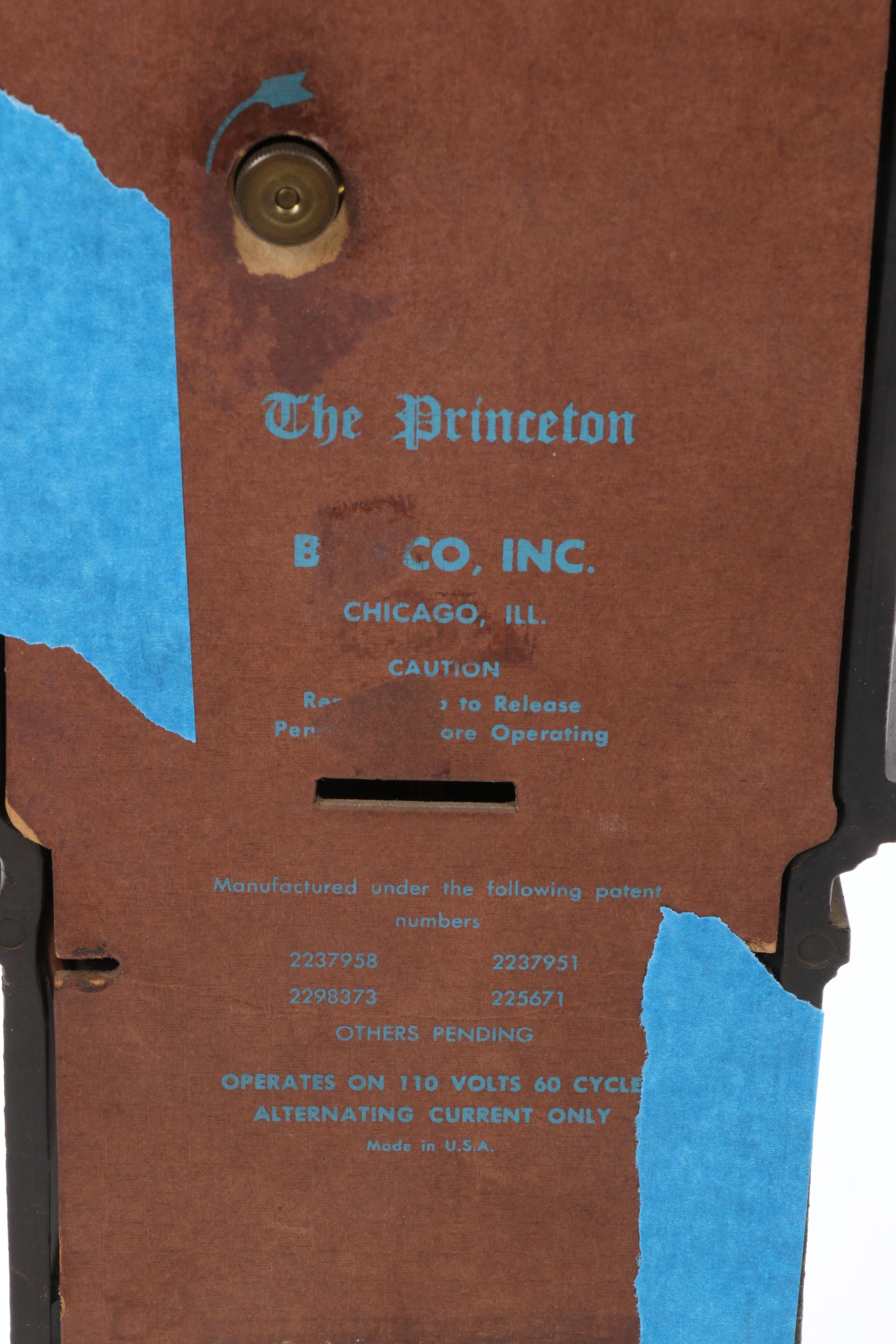 Boyco "Princeton" Electric Shelf Clock, Late 20th Century