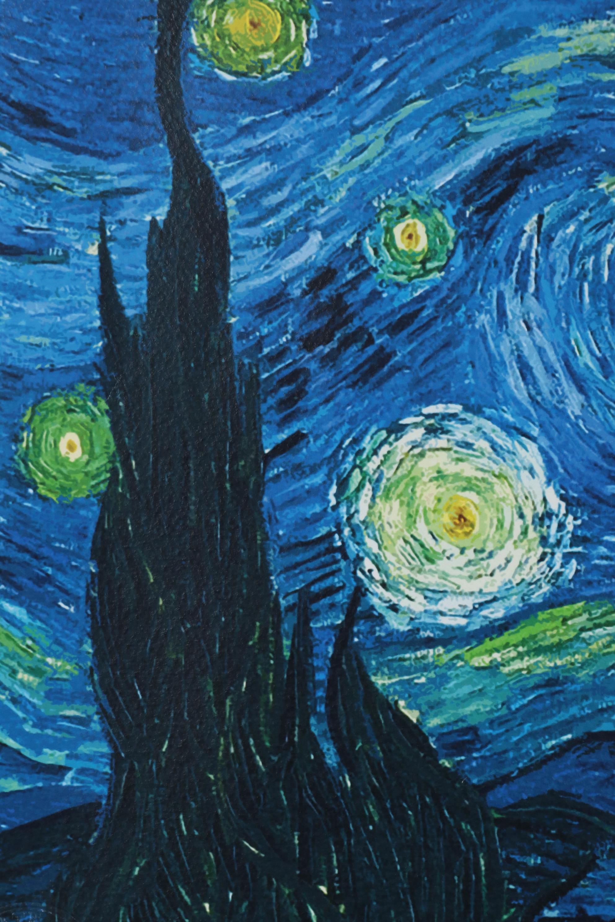 Death NYC Pop Art Offset Print of Snoopy and Starry Night, 2020