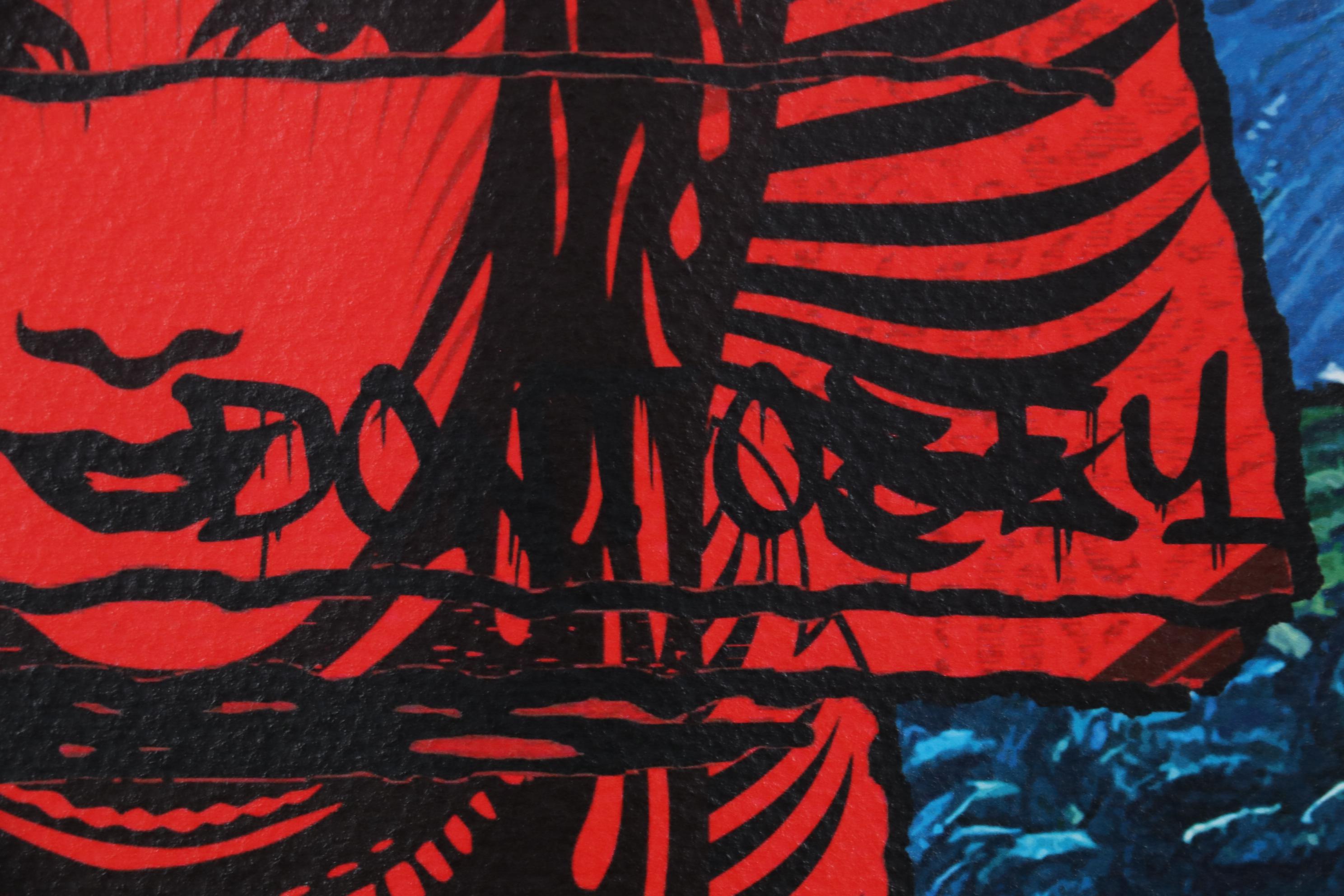 Death NYC Pop Art Offset Print of Snoopy and Starry Night, 2020