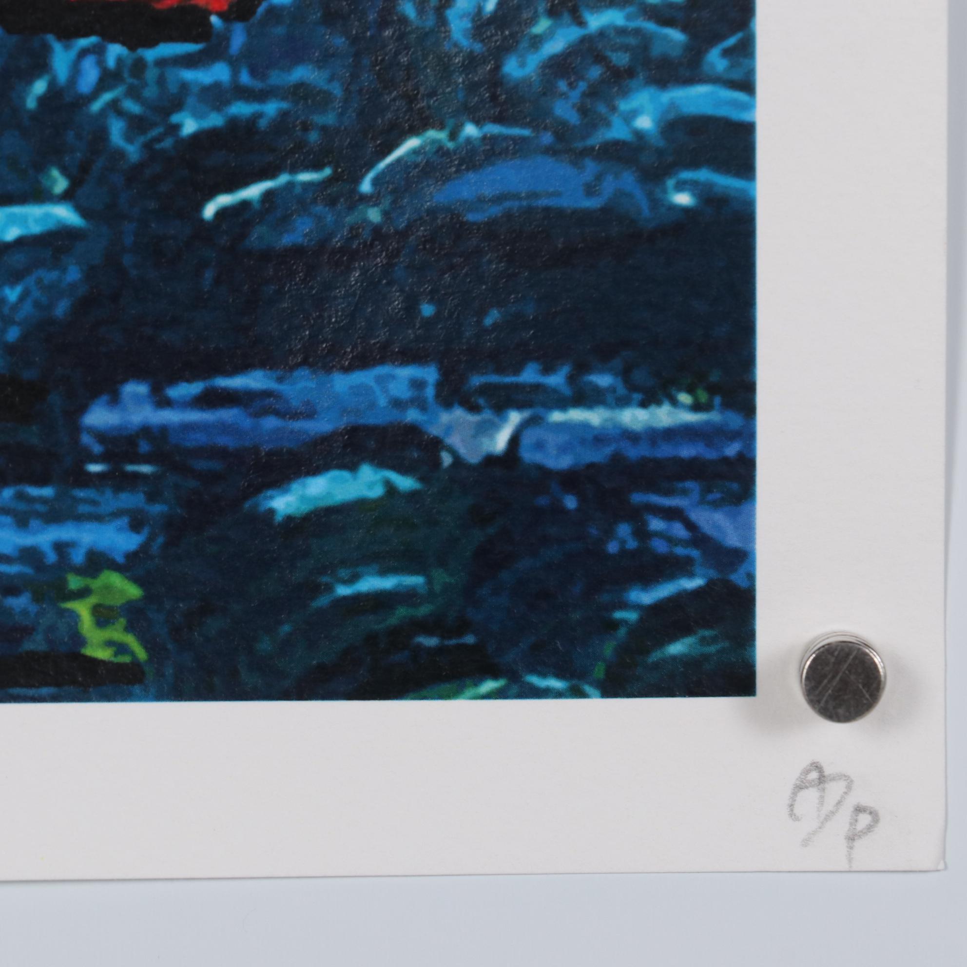 Death NYC Pop Art Offset Print of Snoopy and Starry Night, 2020