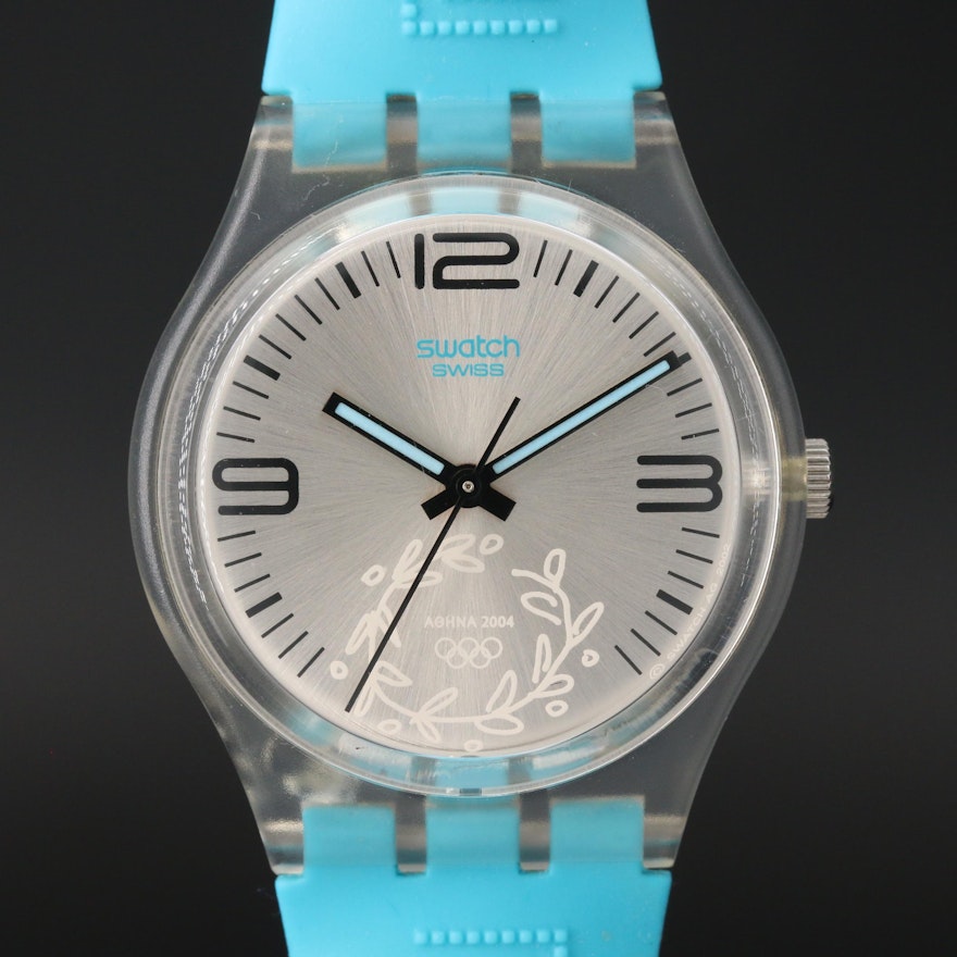 2004 Swatch Kalimera Quartz Wristwatch For Athens Summer Olympics
