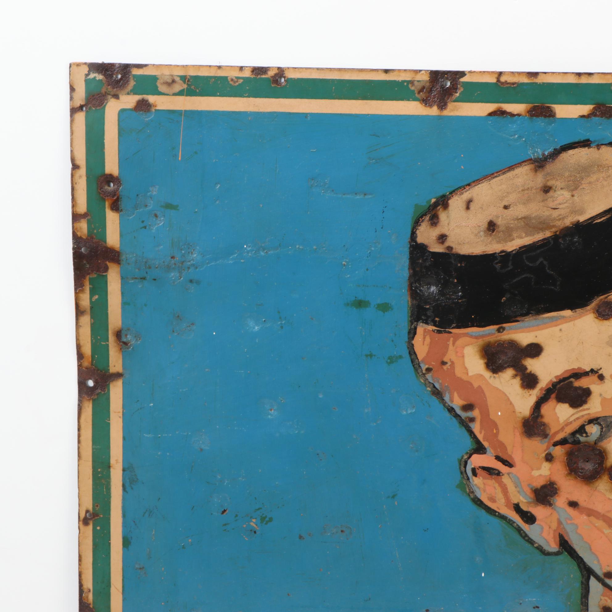 Heidelberg Brewing Co. "Student Prince" Metal Beer Sign, circa 1930