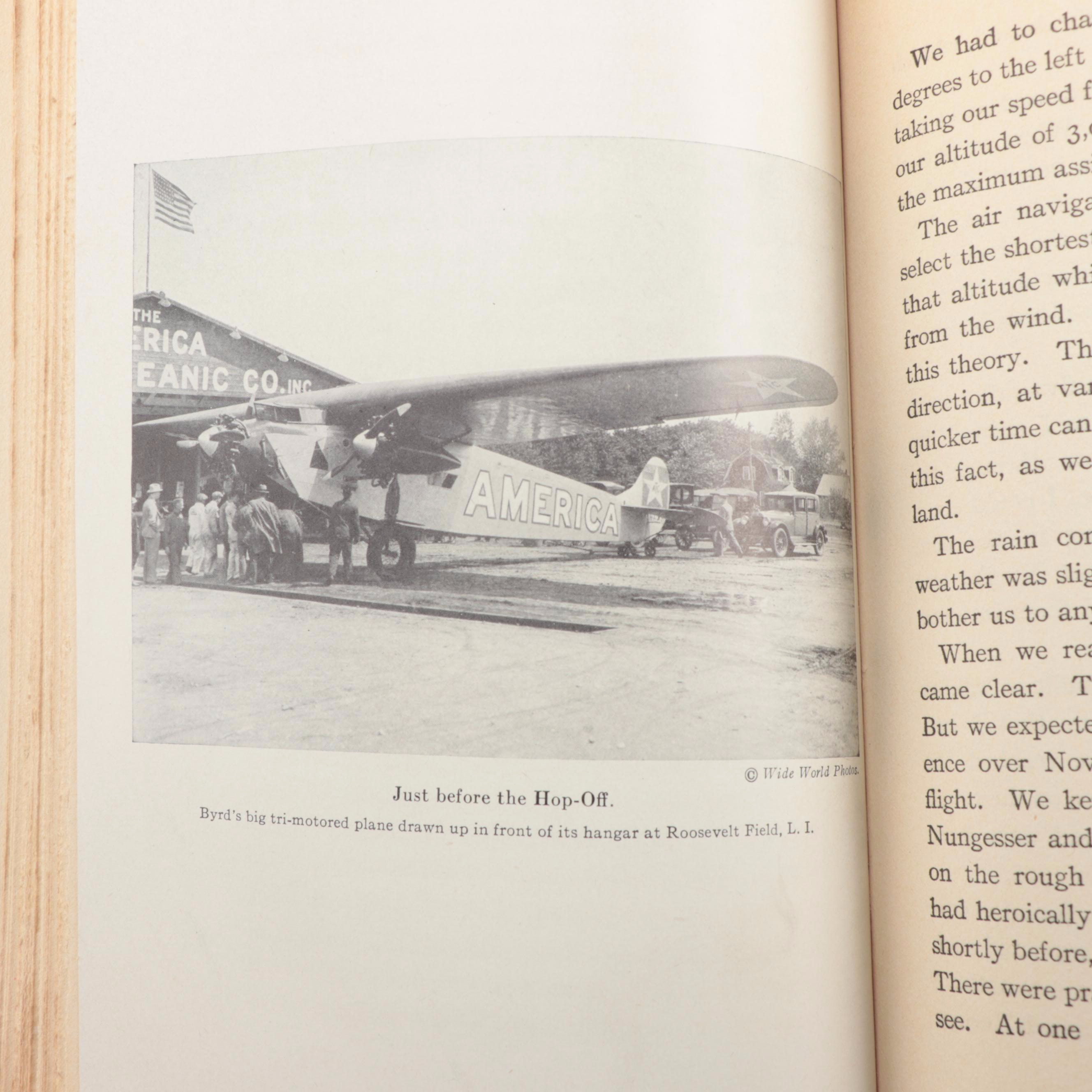 Signed Eleventh Impression "Skyward" by Richard Evelyn Byrd, 1931