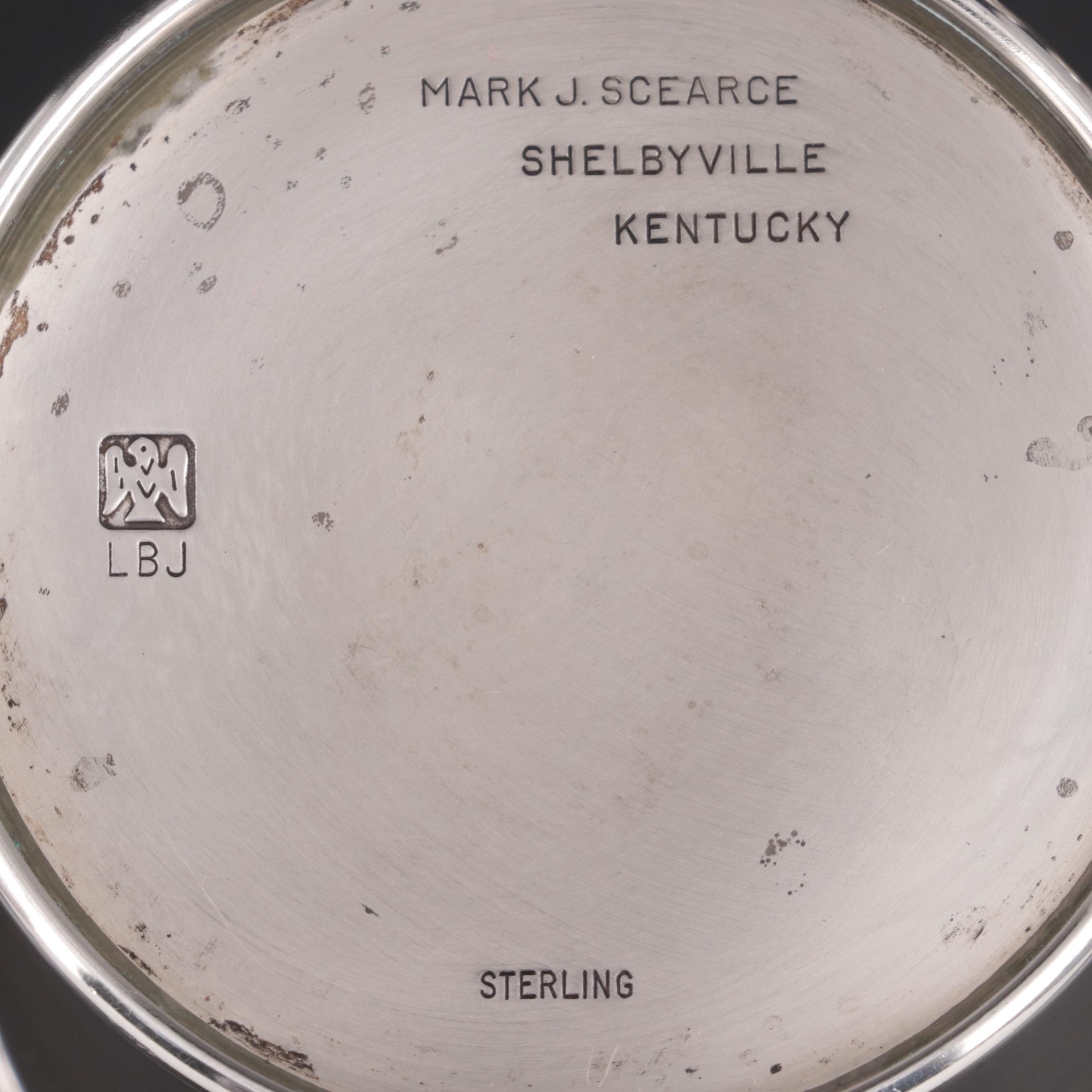 Mark J. Scearce Lyndon B. Johnson Presidential Sterling Julep Cups, 1963–1969
