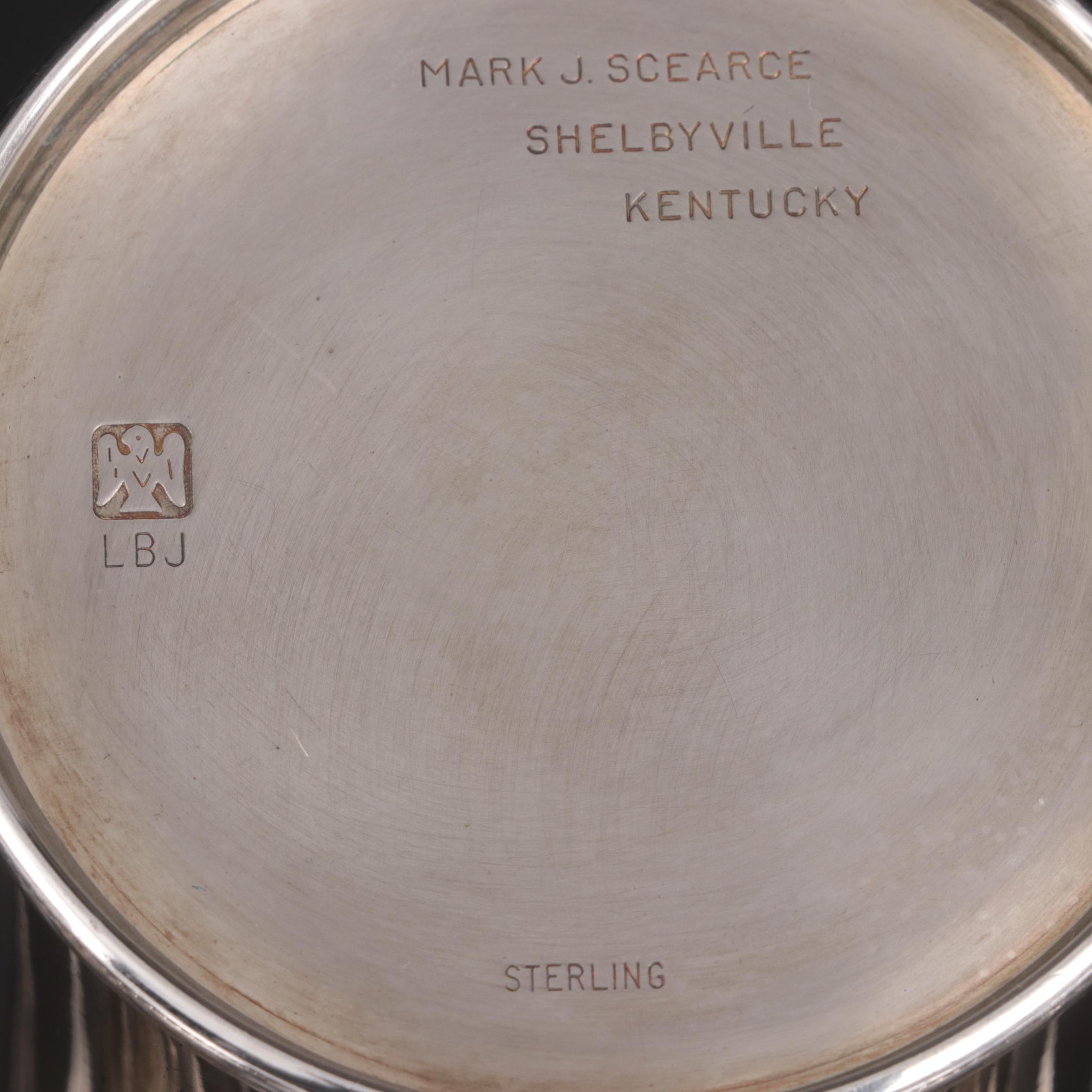 Mark J. Scearce Lyndon B. Johnson Presidential Sterling Julep Cups, 1963–1969