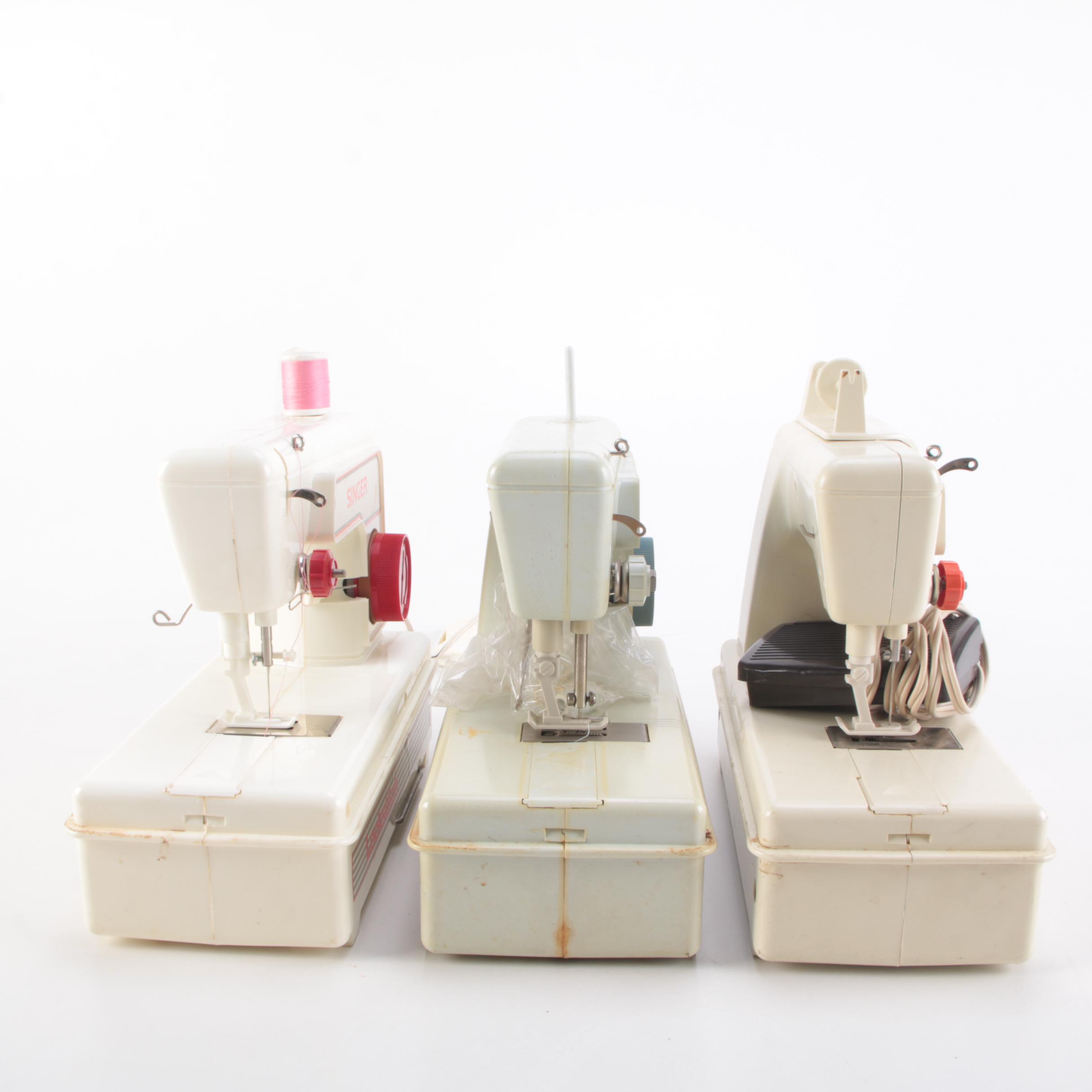Singer "Junior Miss", "Little Touch & Sew" and "Lockstitch" Sewing Machines