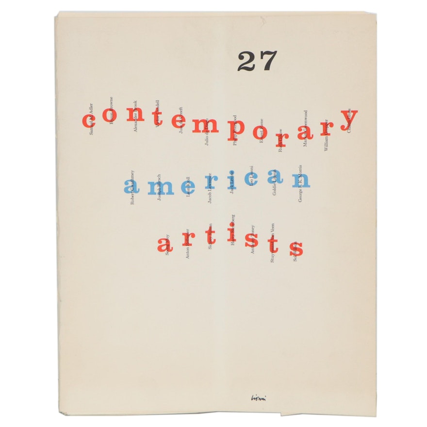 Lithograph Portfolio "27 Contemporary American Artists," Late 20th Century