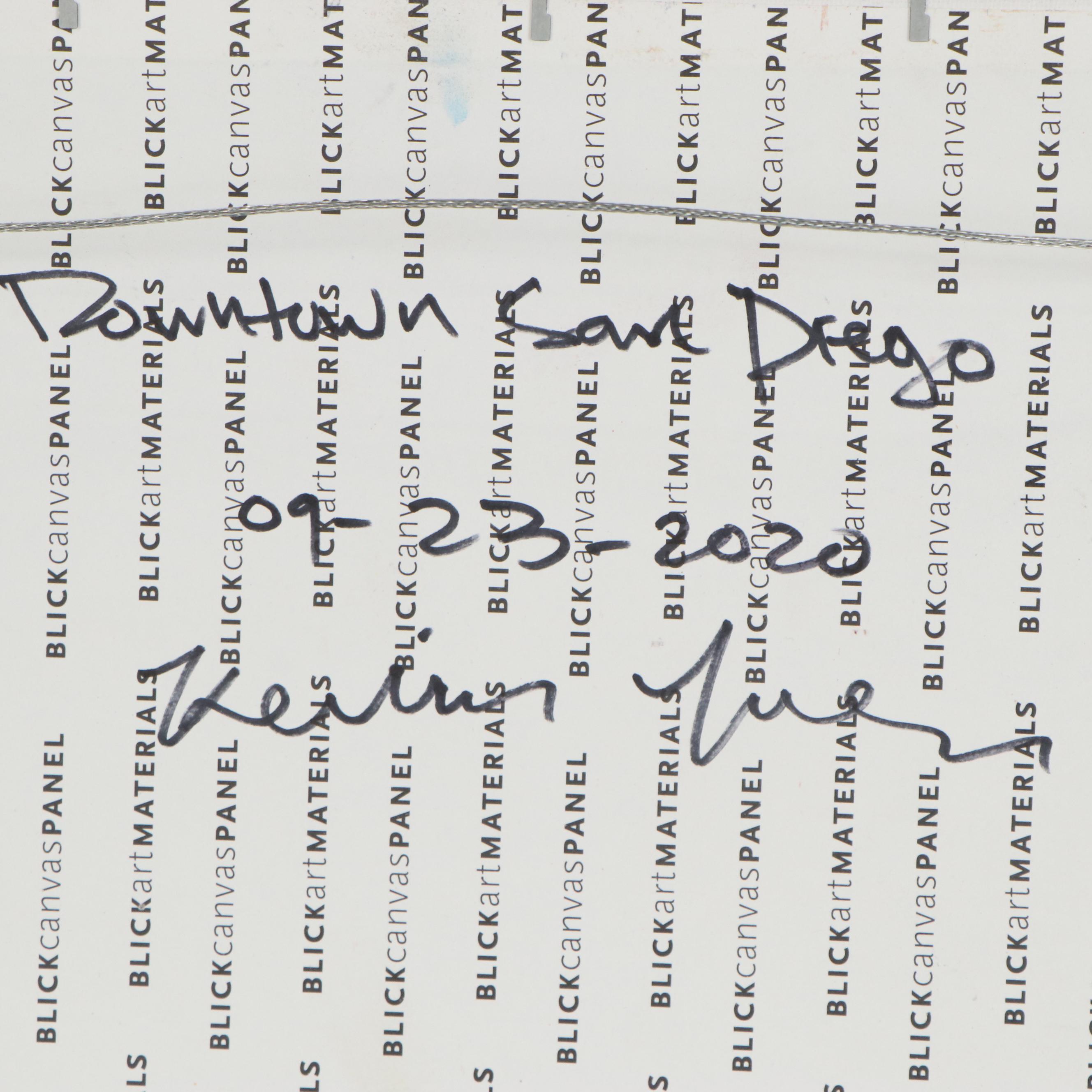 Kevin Yuen Oil Painting "Downtown San Diego," 2020