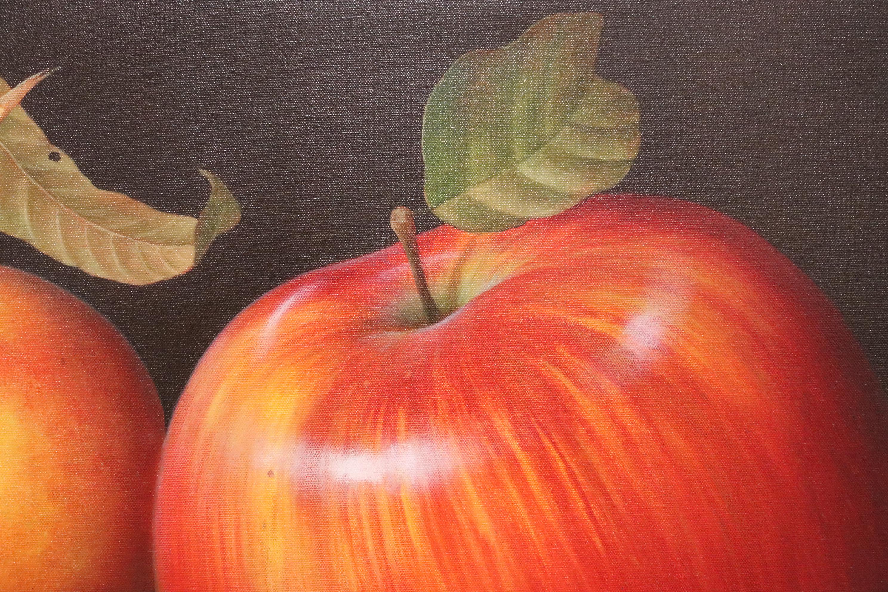 Victor Cadillo Still Life Oil Painting of Fruit, Late 20th/21st Century