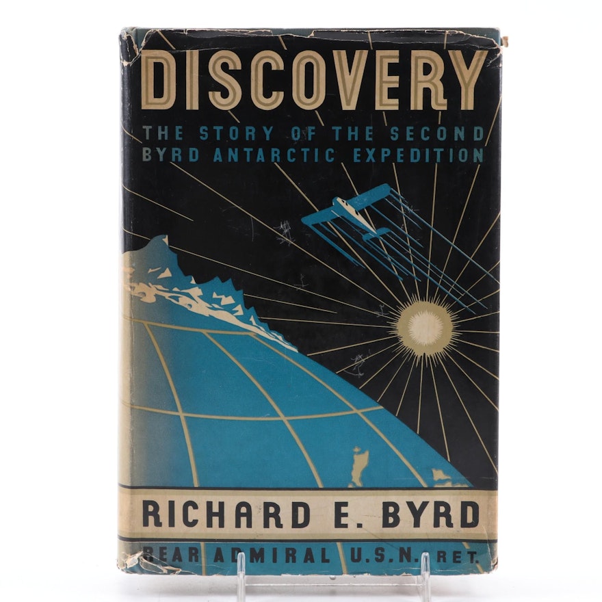 Signed First Edition "Discovery: The Second Expedition" by Richard E. Byrd, 1935