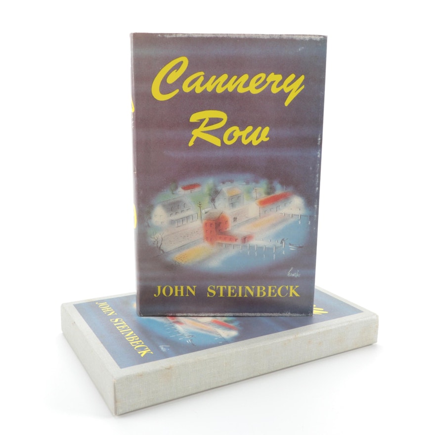 First Edition Facsimile "Cannery Row" by John Steinbeck with Slipcase, 1973