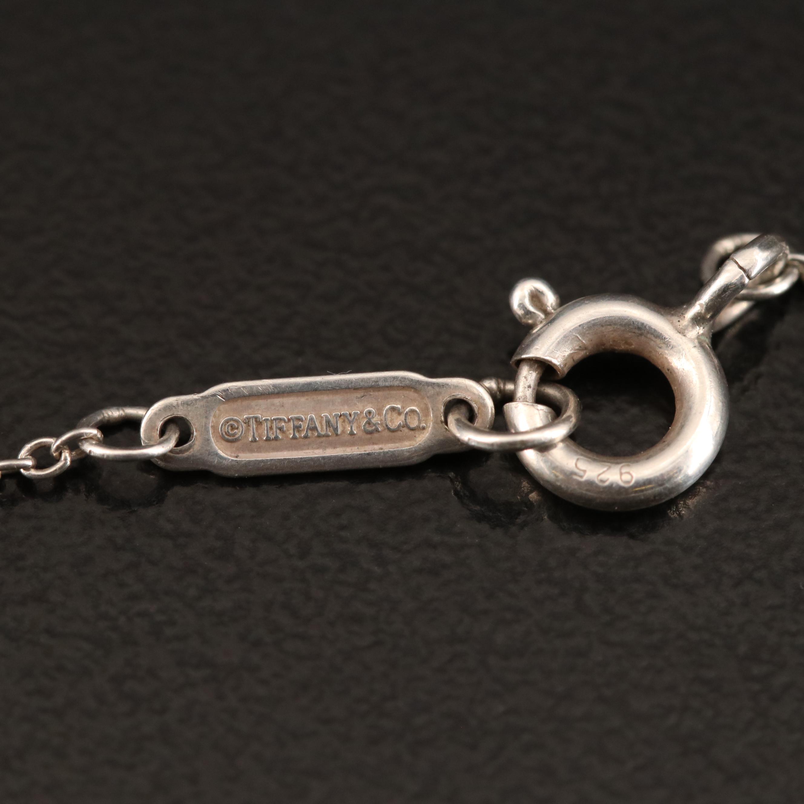Tiffany & Co. "Return To Tiffany" Sterling Heart Key Necklace