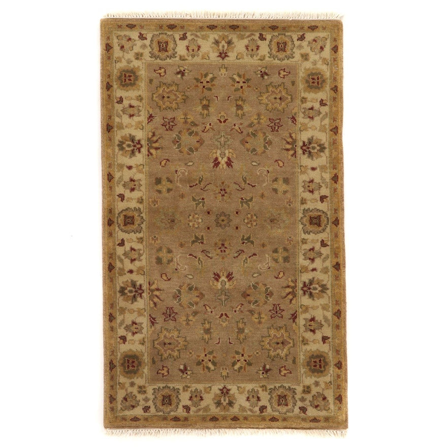 3'1 x 5'4 Hand-Knotted Indo-Persian Tabriz Accent Rug, 2000s